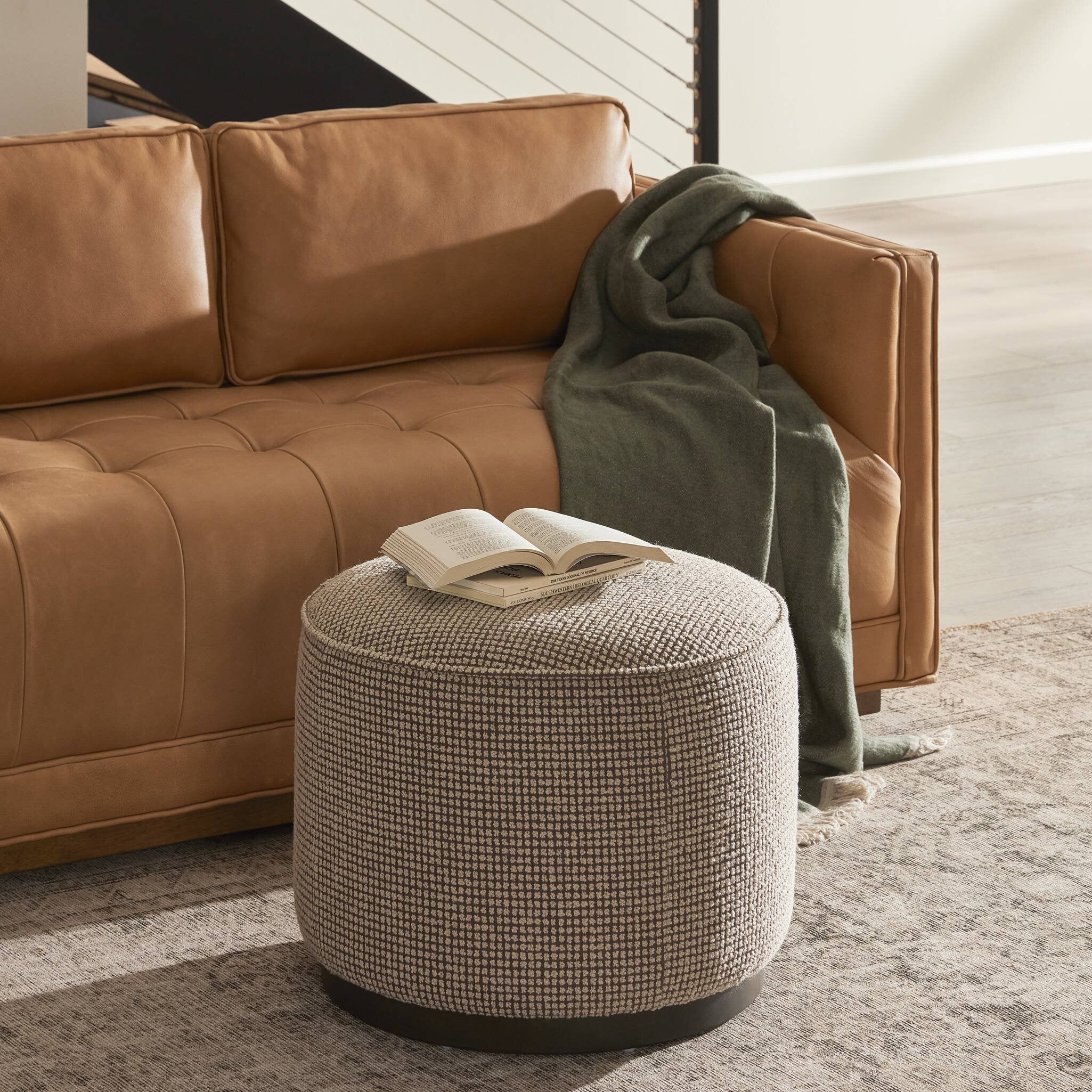 Sinclair Round Ottoman