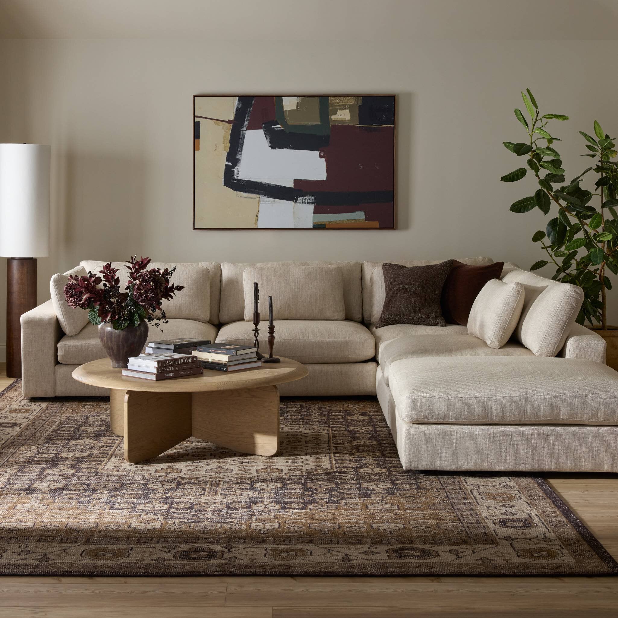 Bloor 4-piece Sectional W/ Ottoman