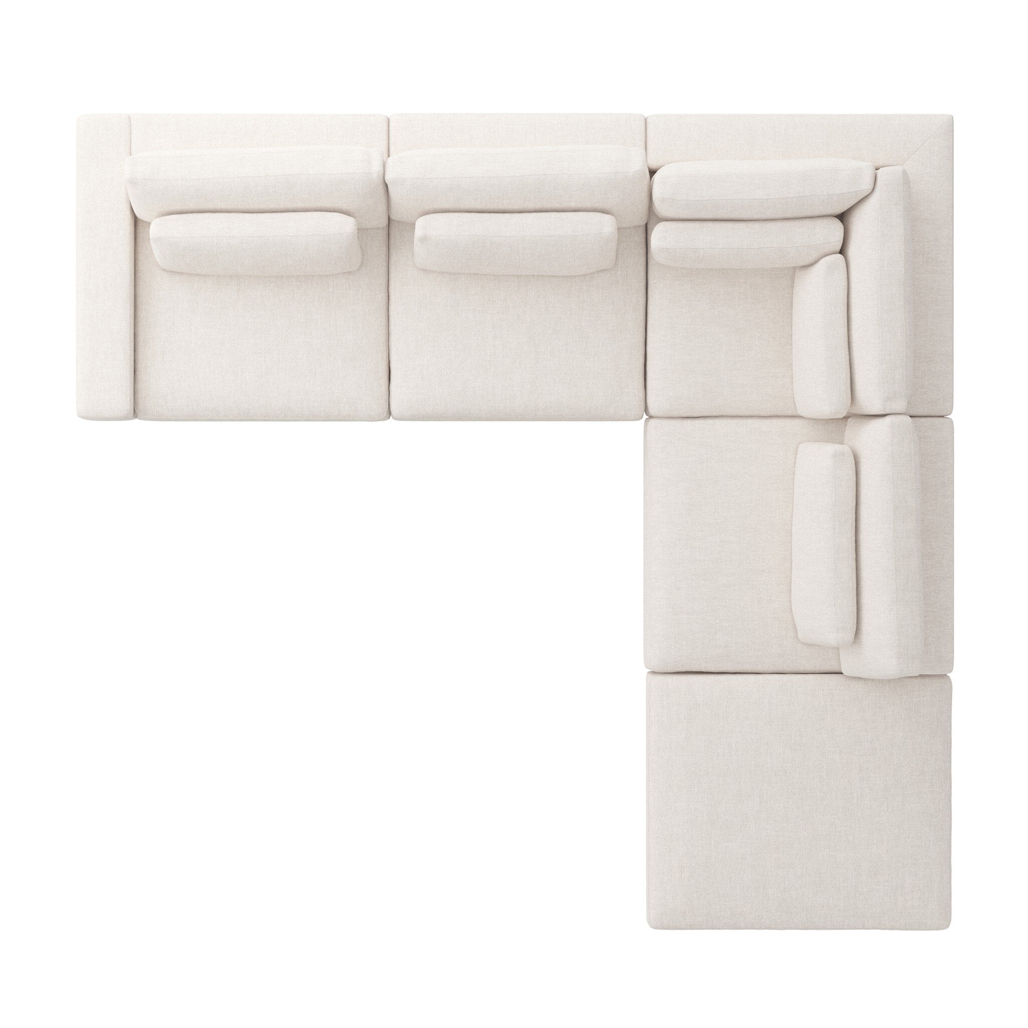 Bloor 4-piece Sectional W/ Ottoman