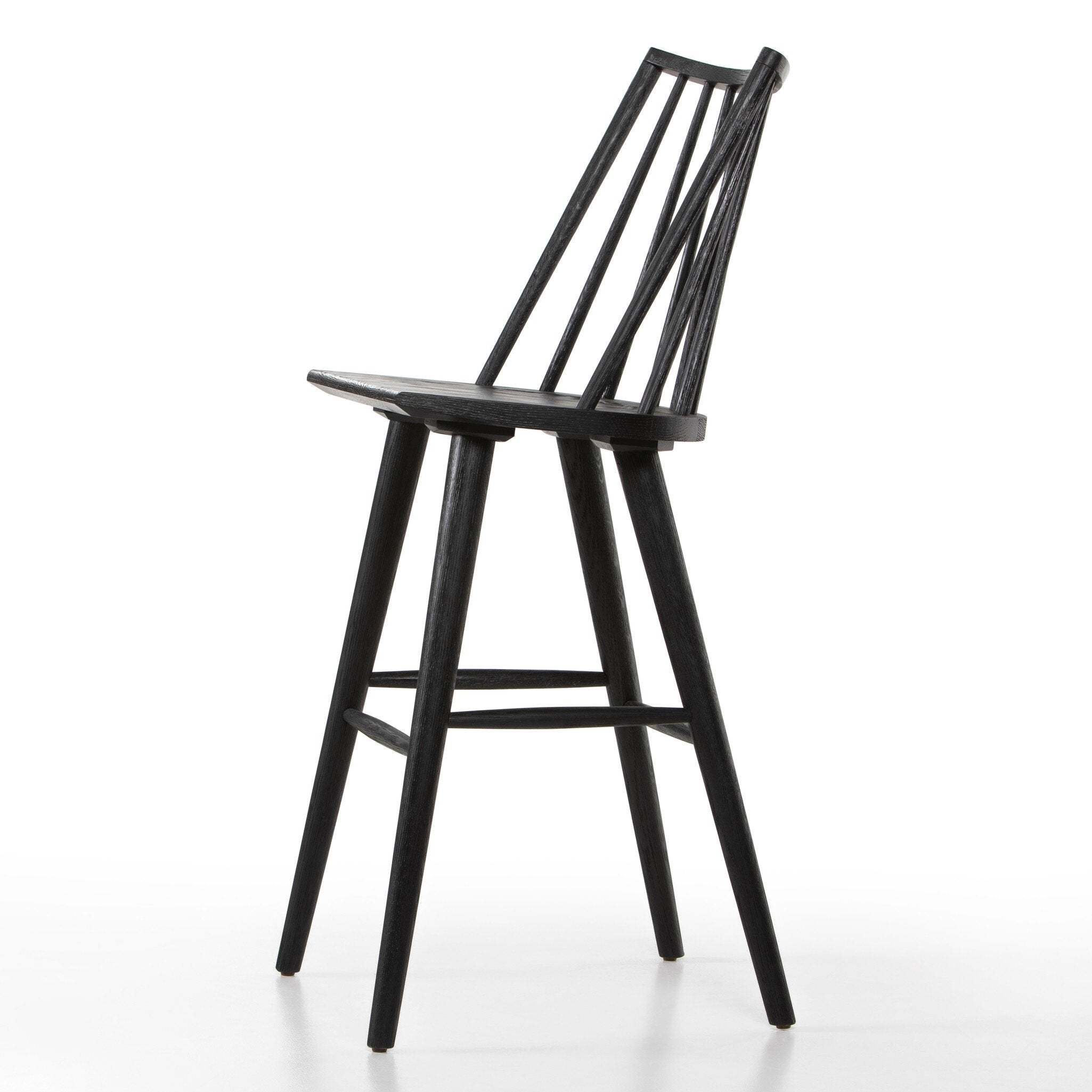 Louise Bar + Counter Stool - BLACK OAK - StyleMeGHD - Bar + Counter Stools