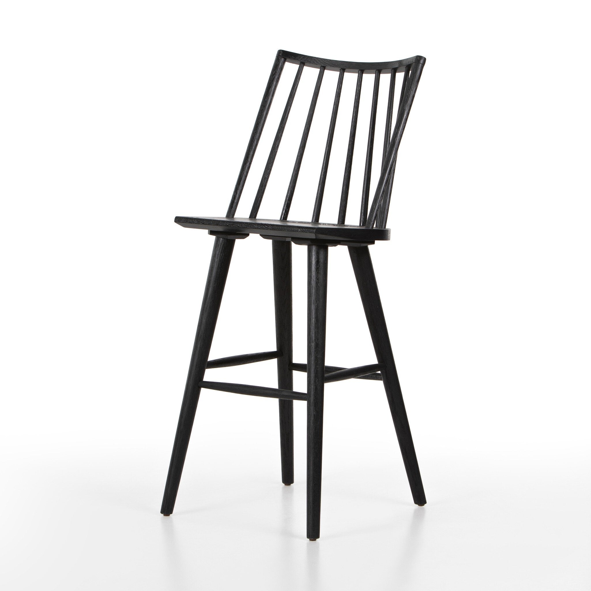 Louise Bar + Counter Stool - BLACK OAK - StyleMeGHD - Bar + Counter Stools