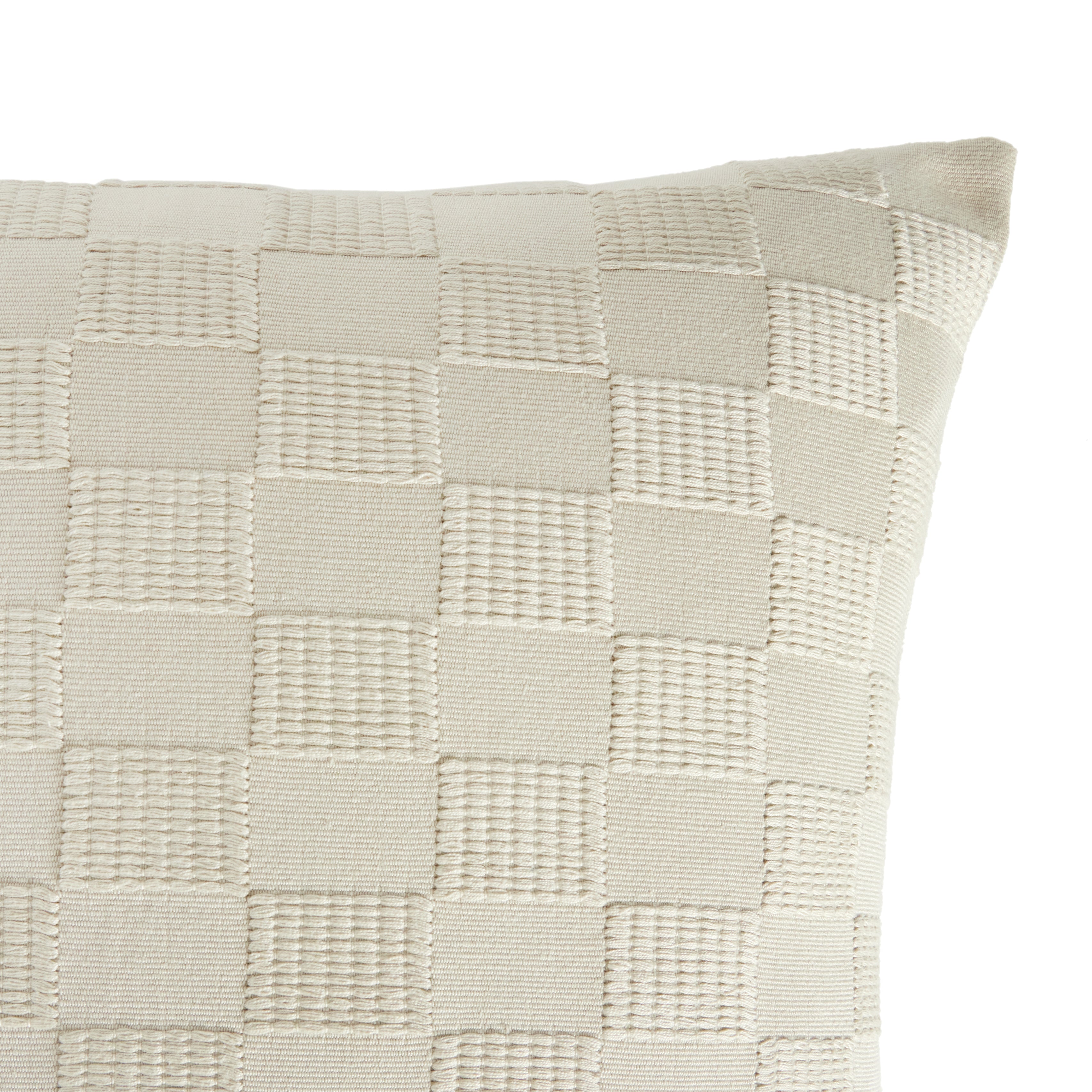 Dorian Handwoven Checked Pillow