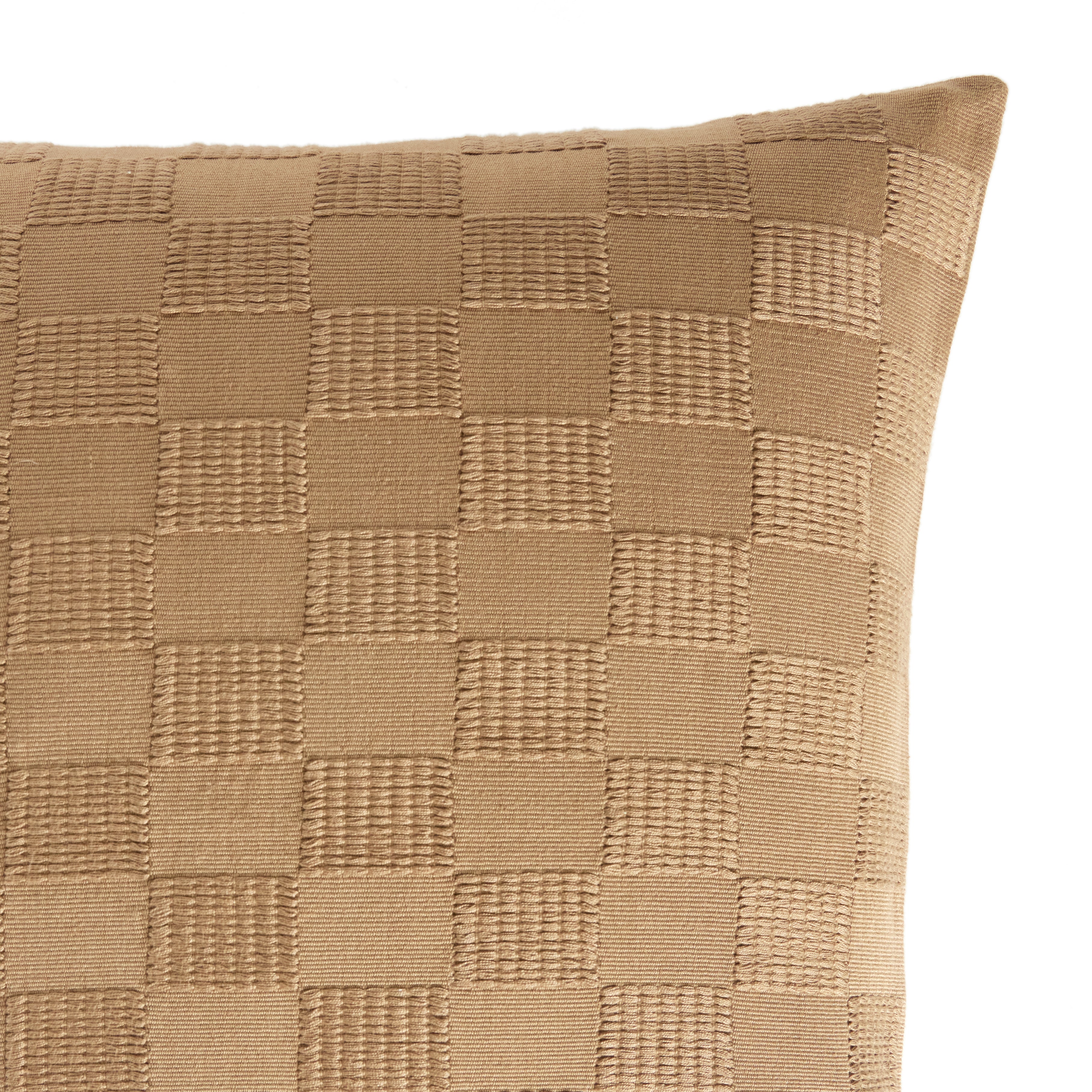 Dorian Handwoven Checked Pillow