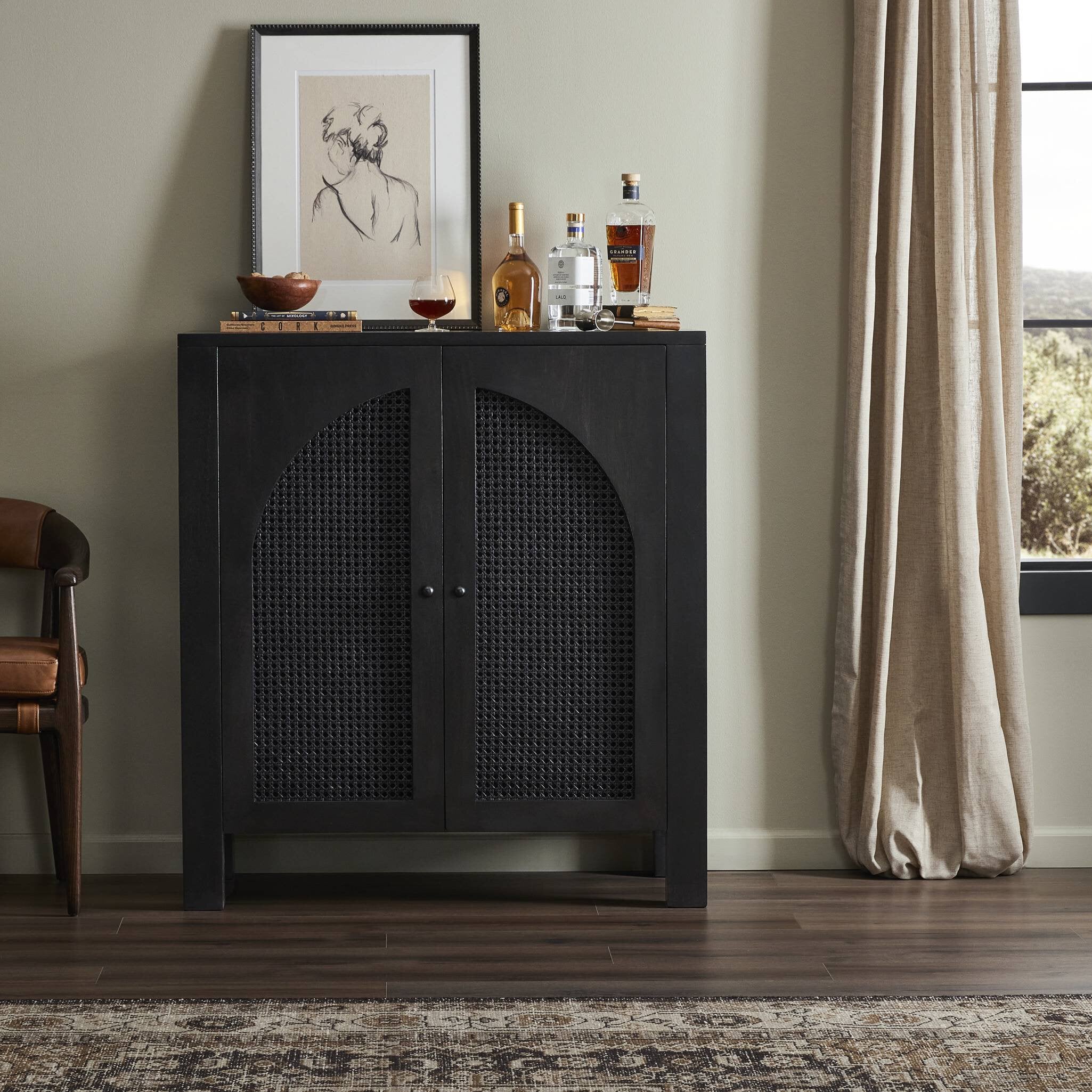 Sylvie Bar Cabinet