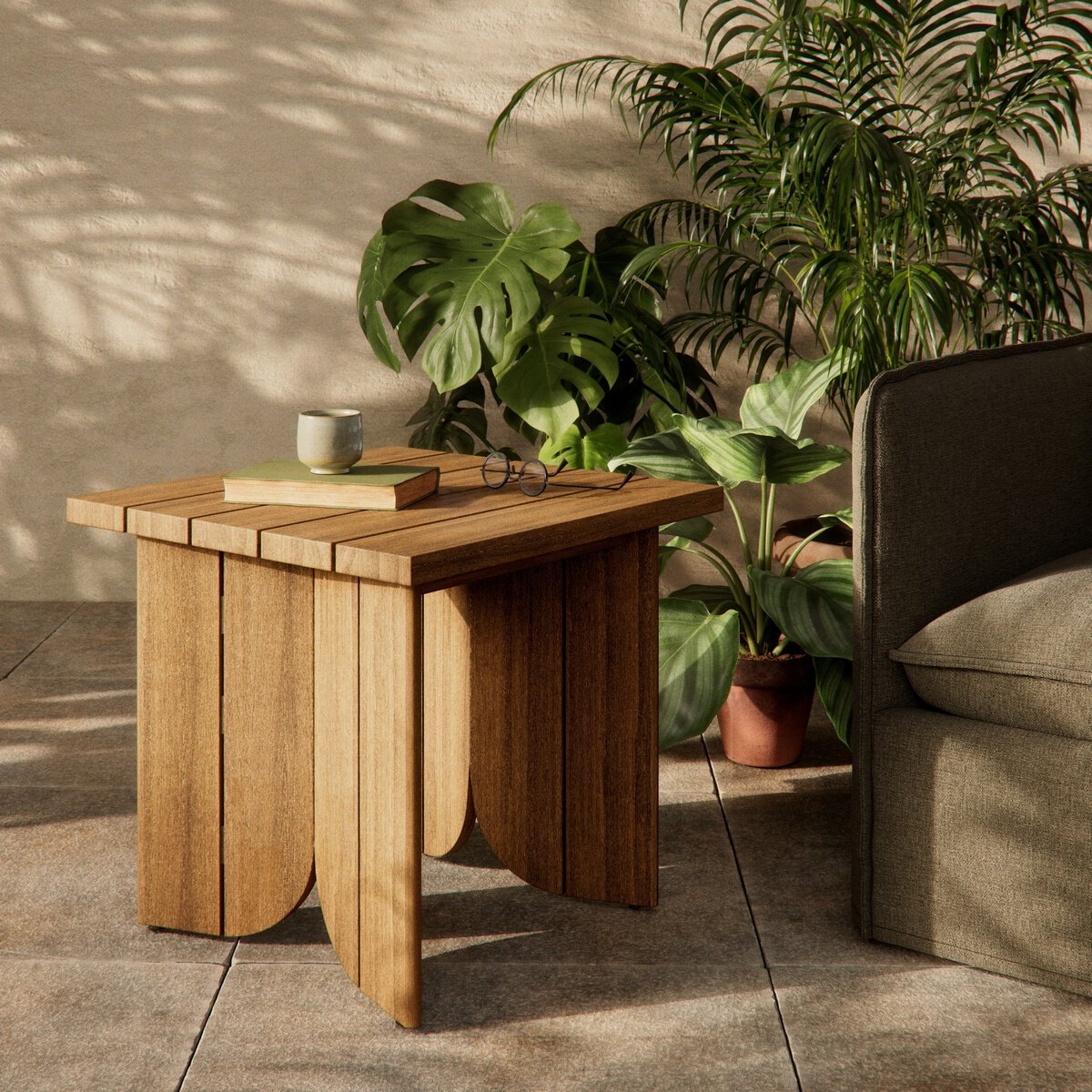 Ventural Outdoor End Table - StyleMeGHD - Outdoor Occasional Tables