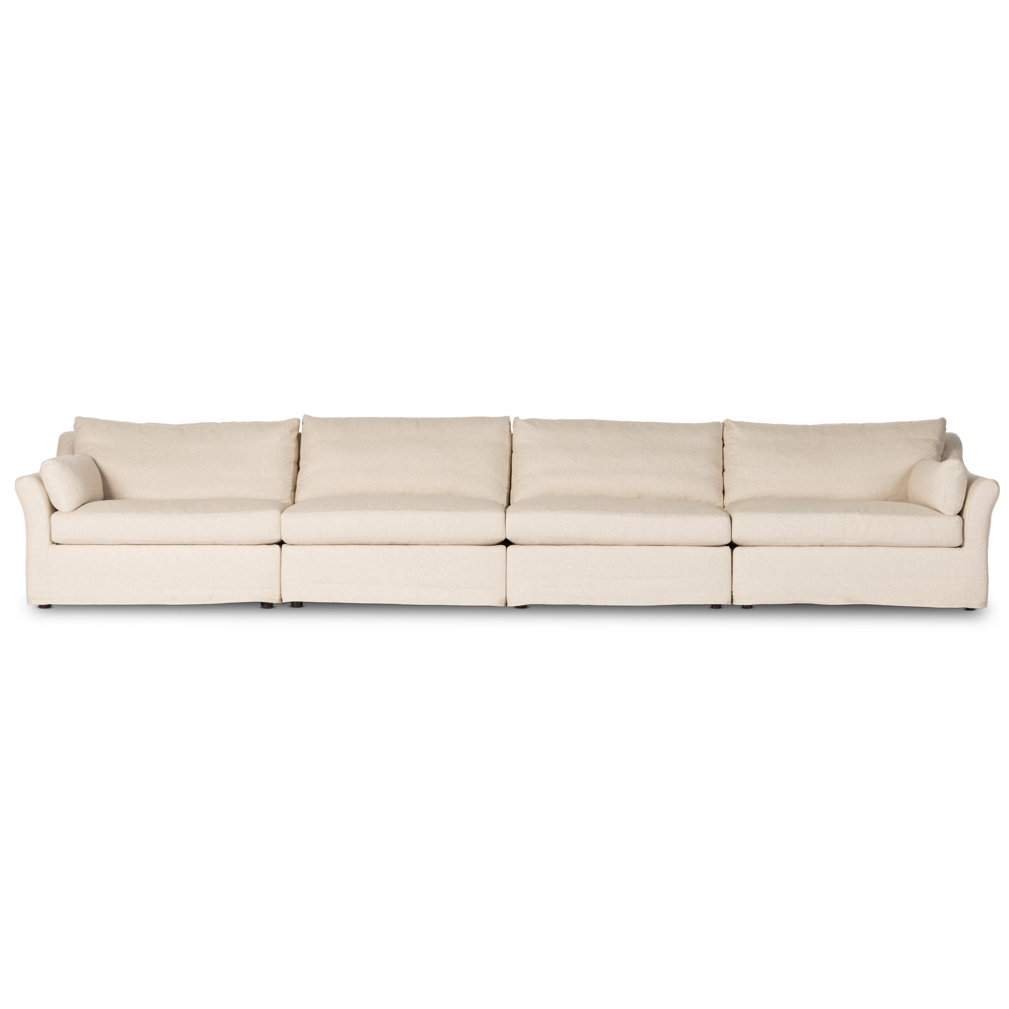 Delray 4-piece Slipcover Sectional