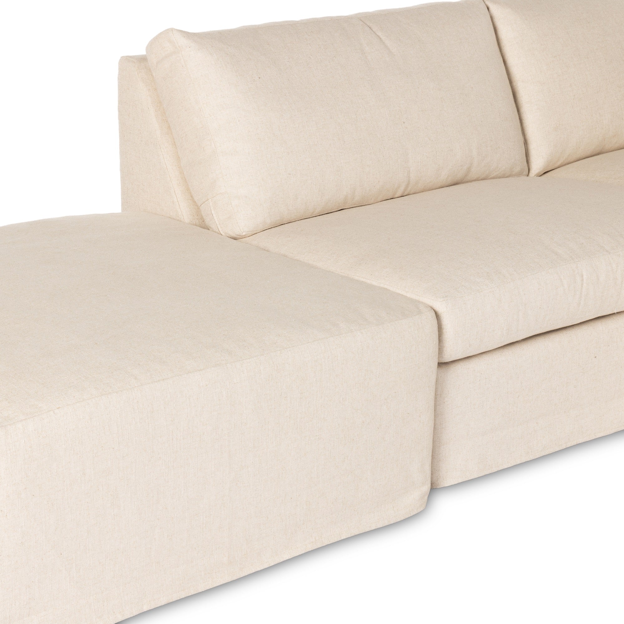 Delray 4-piece Slipcover Sectional