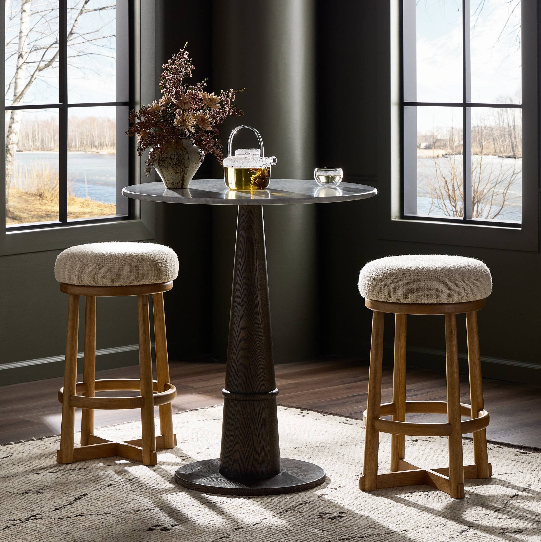 Sudan Swivel Stool - StyleMeGHD - Bar + Counter Stools