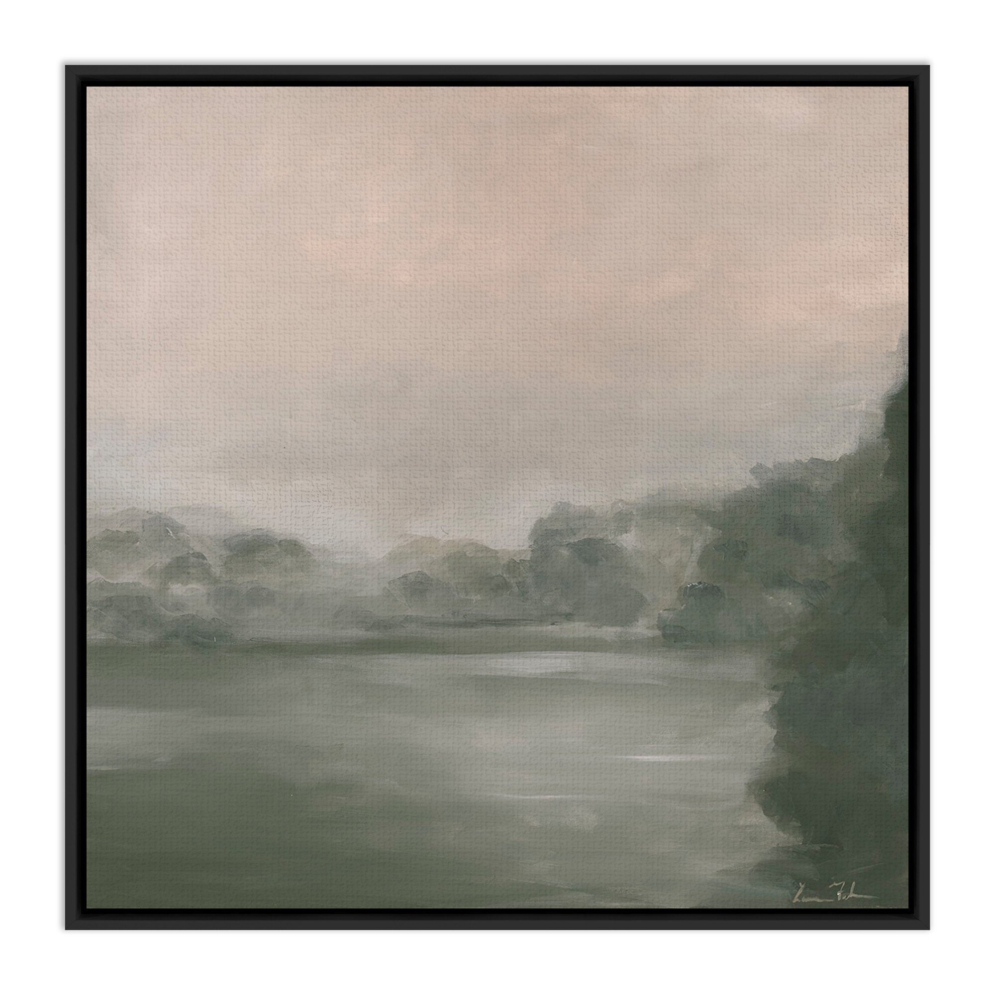 Into The Dawn Framed Canvas