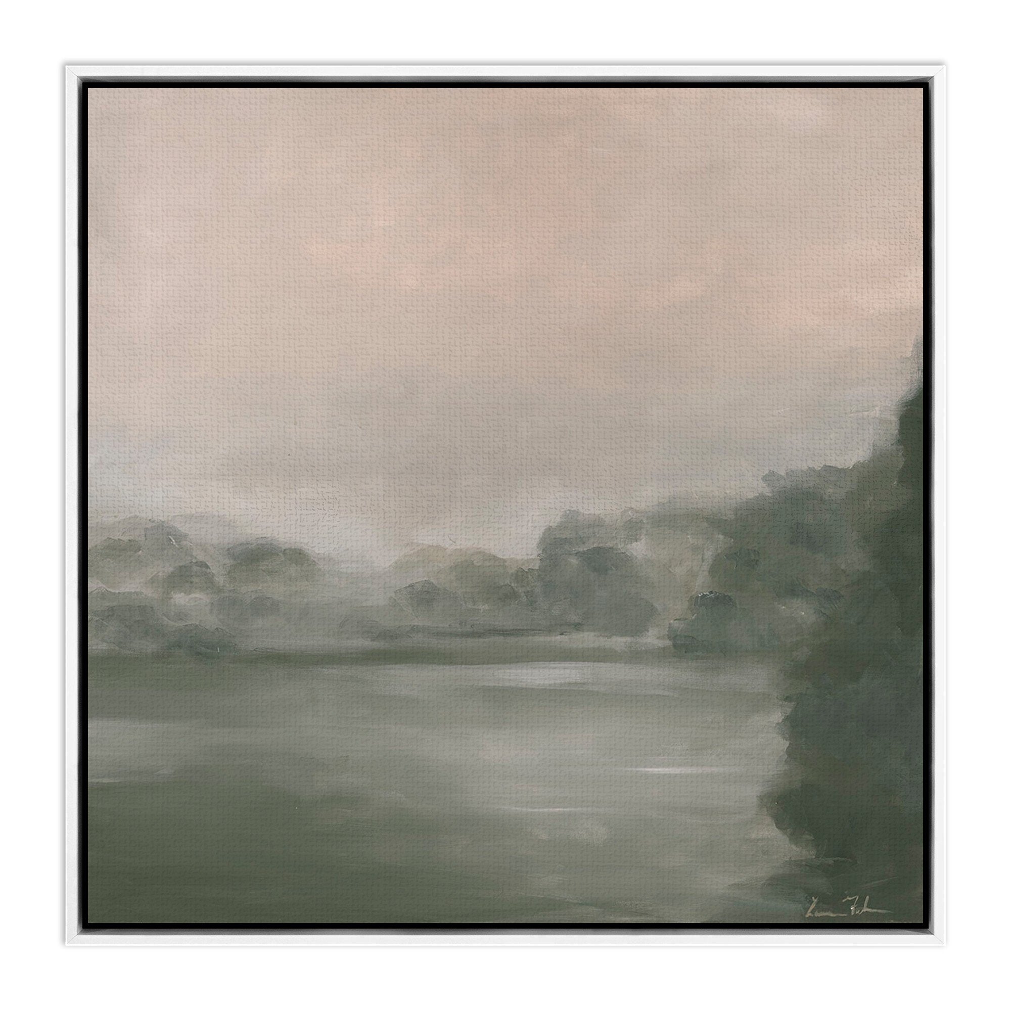 Into The Dawn Framed Canvas