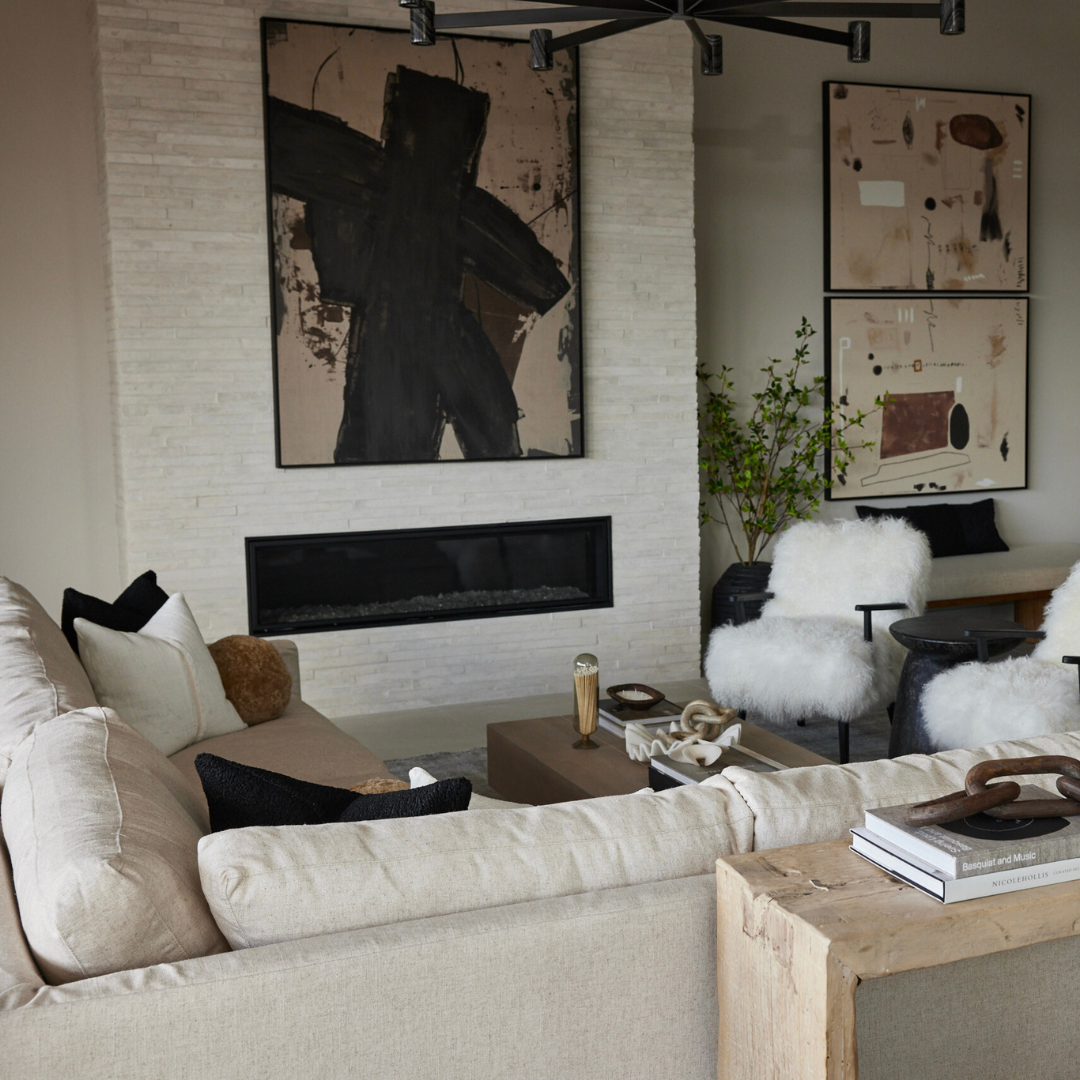 Sheepskin Black Pillow