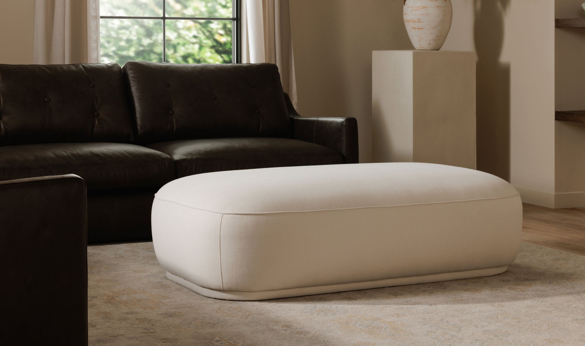 Delfino Rectangular Ottoman