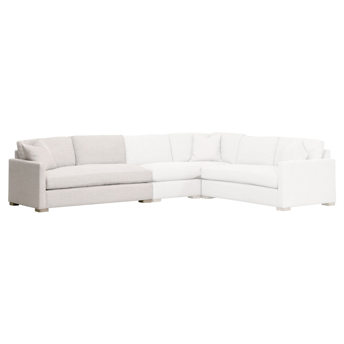 Piper  - Seat Left Slim Arm Sofa