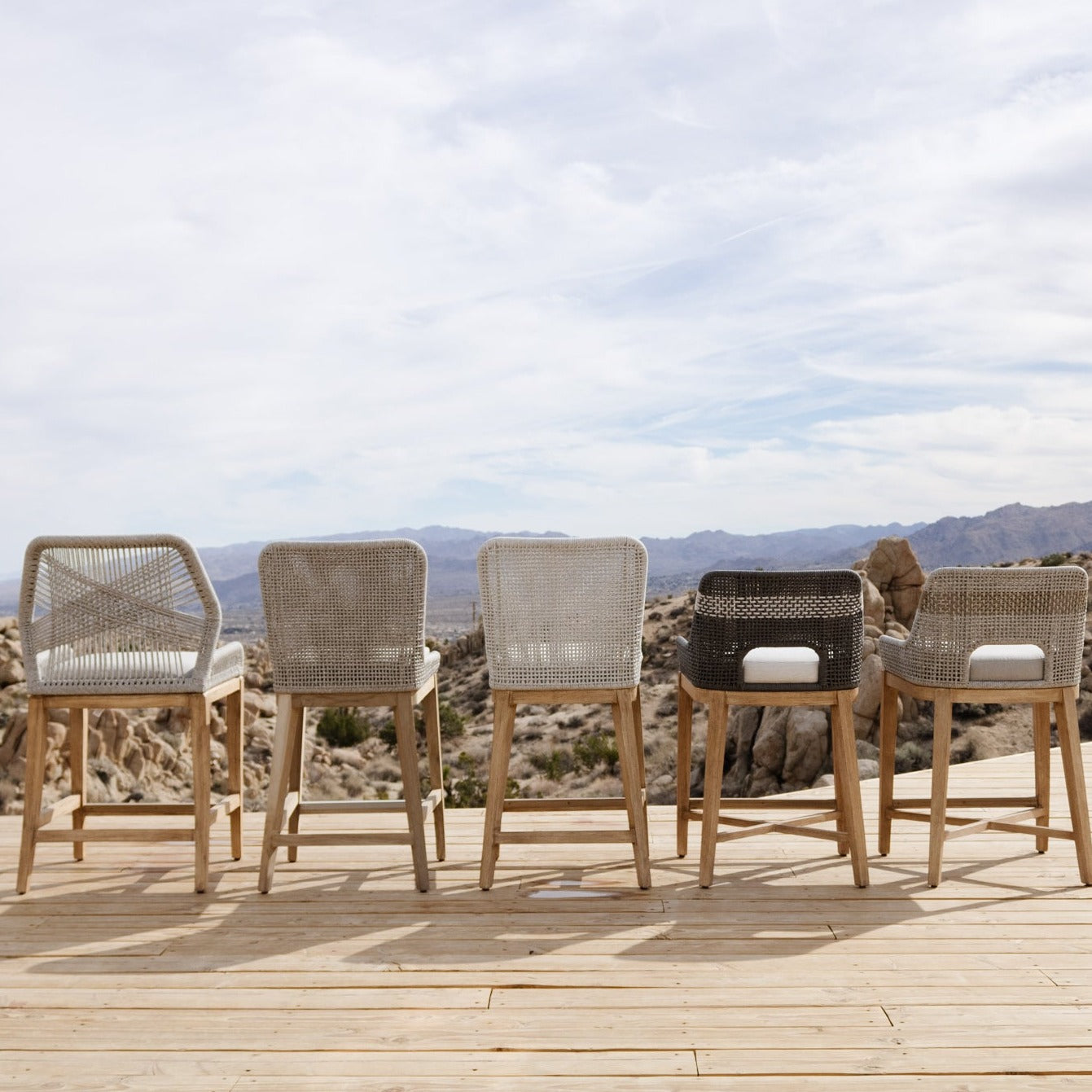 Mesh Counter Stool