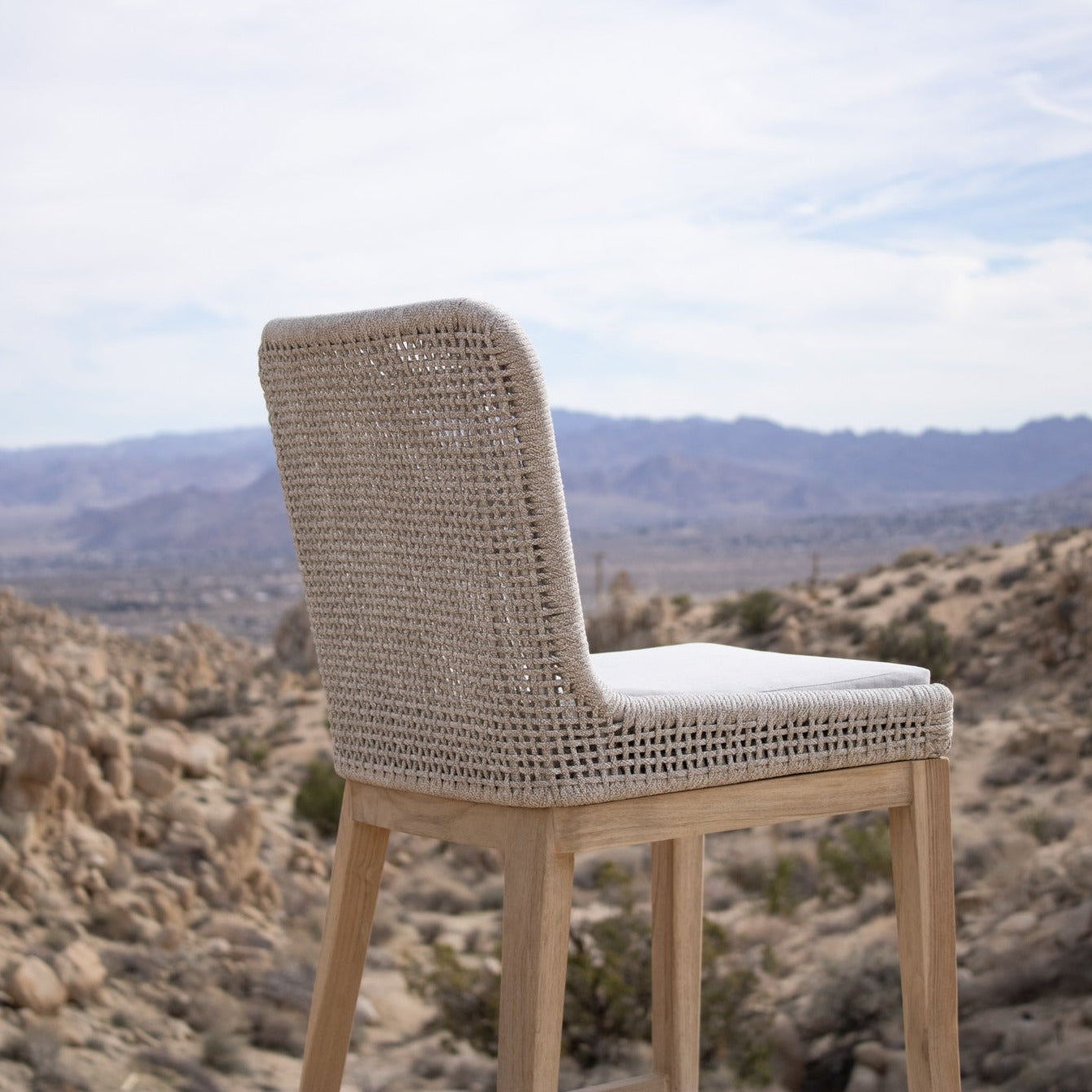 Mesh Counter Stool