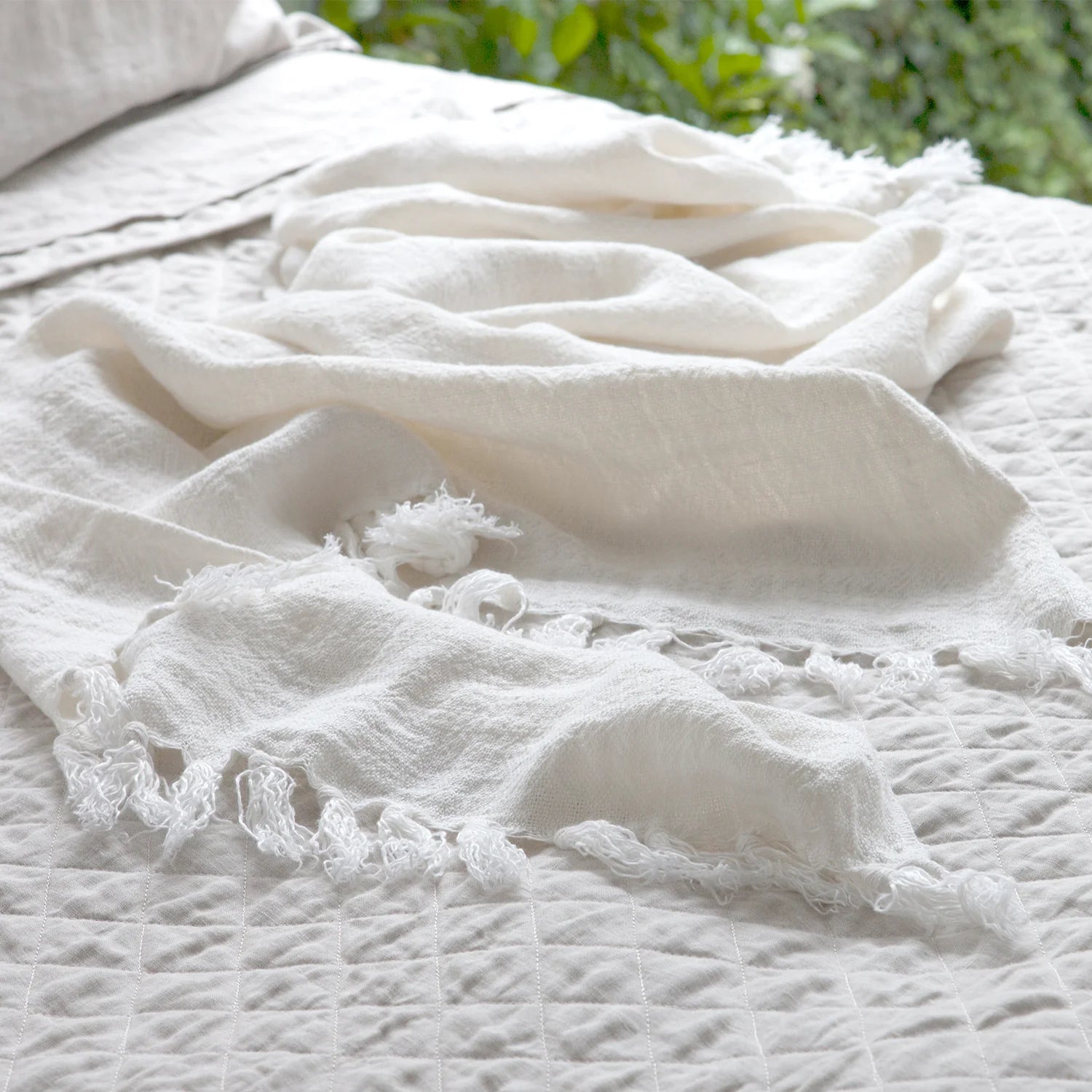 Montauk Linen Throw