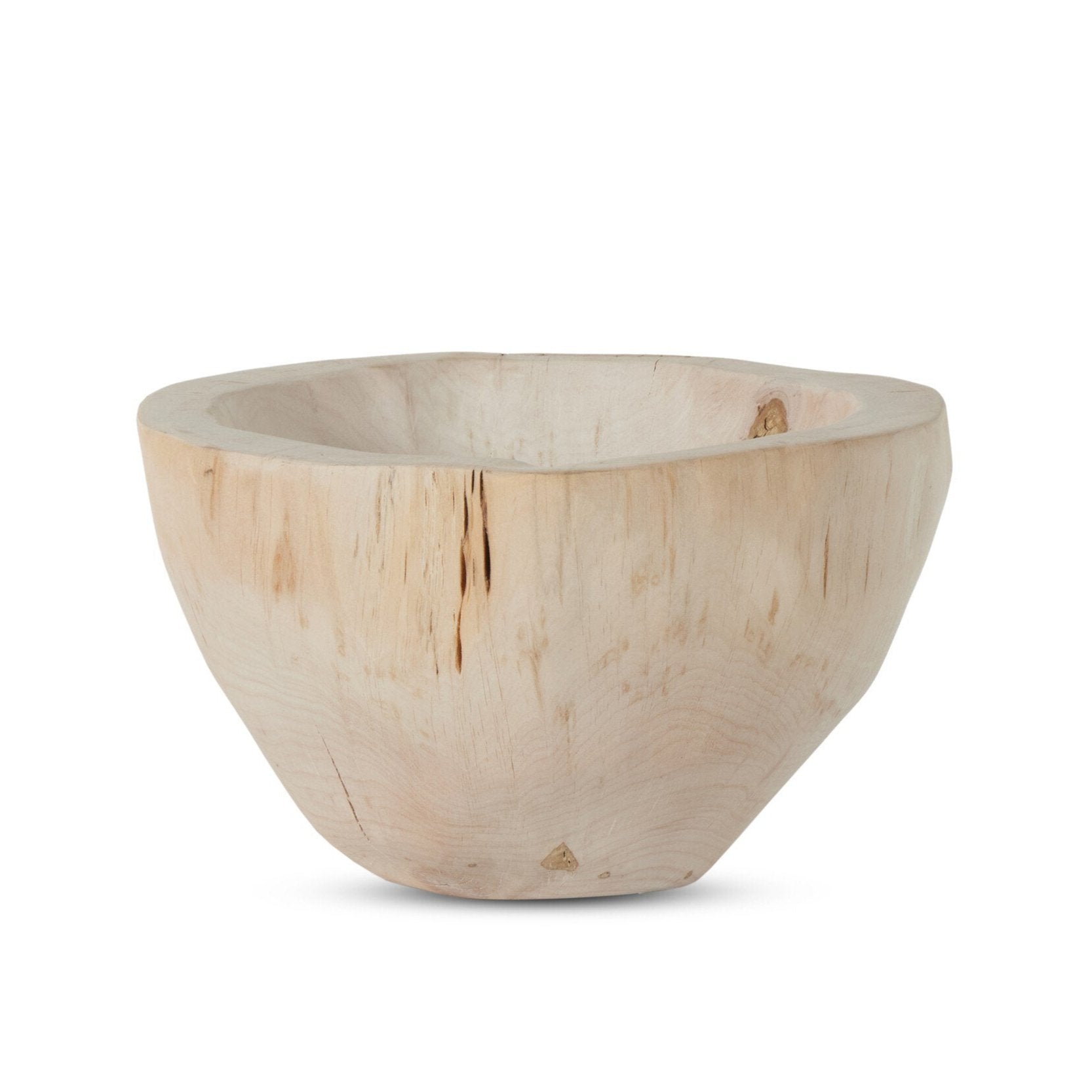 Reclaimed Wood Bowl, Ivory