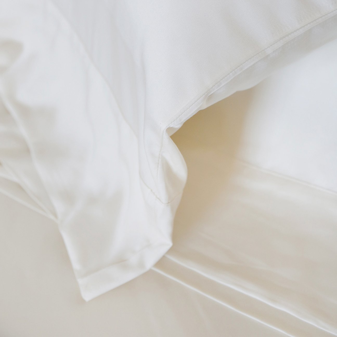 Bamboo Sateen Sheet Set - Ivory