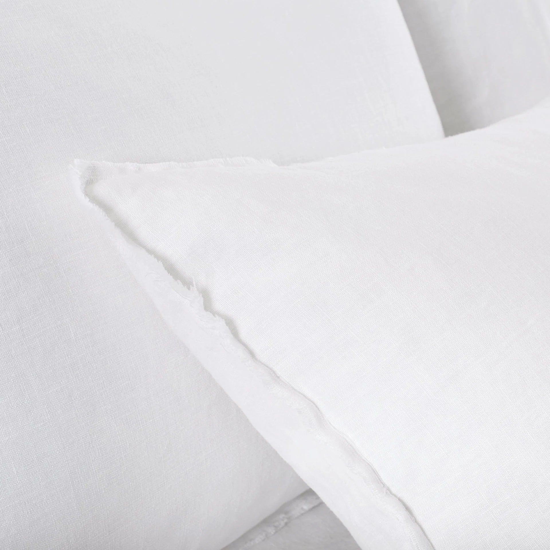 Blair Linen Duvet Set - White