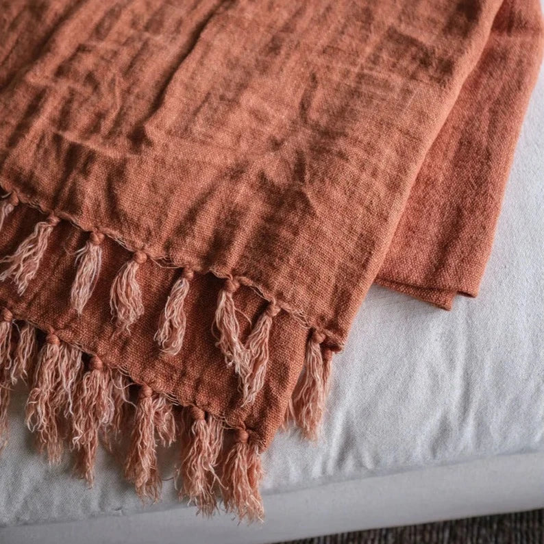 Montauk Linen Throw