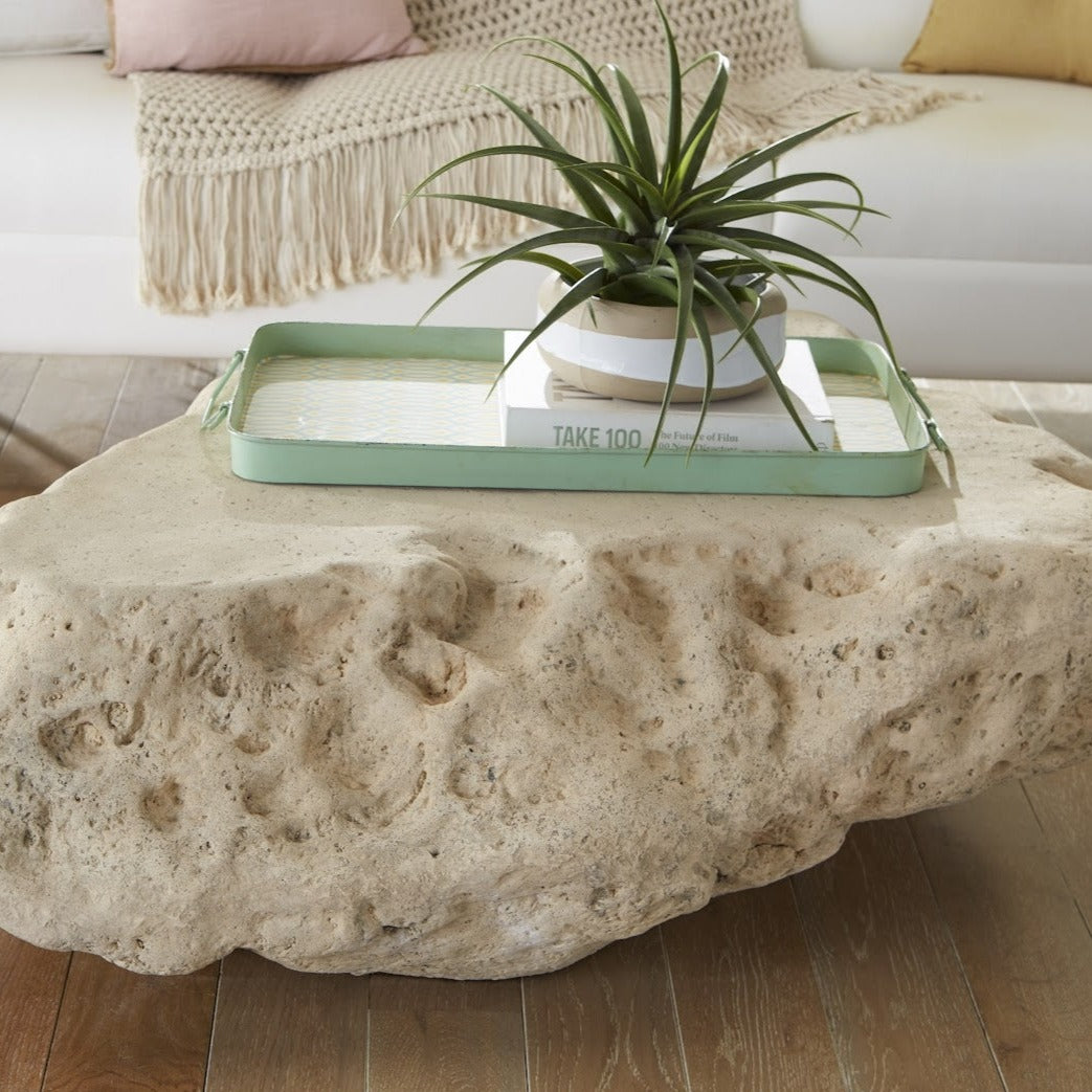 Boulder Roman Stone Coffee Table - StyleMeGHD - Coffee Tables