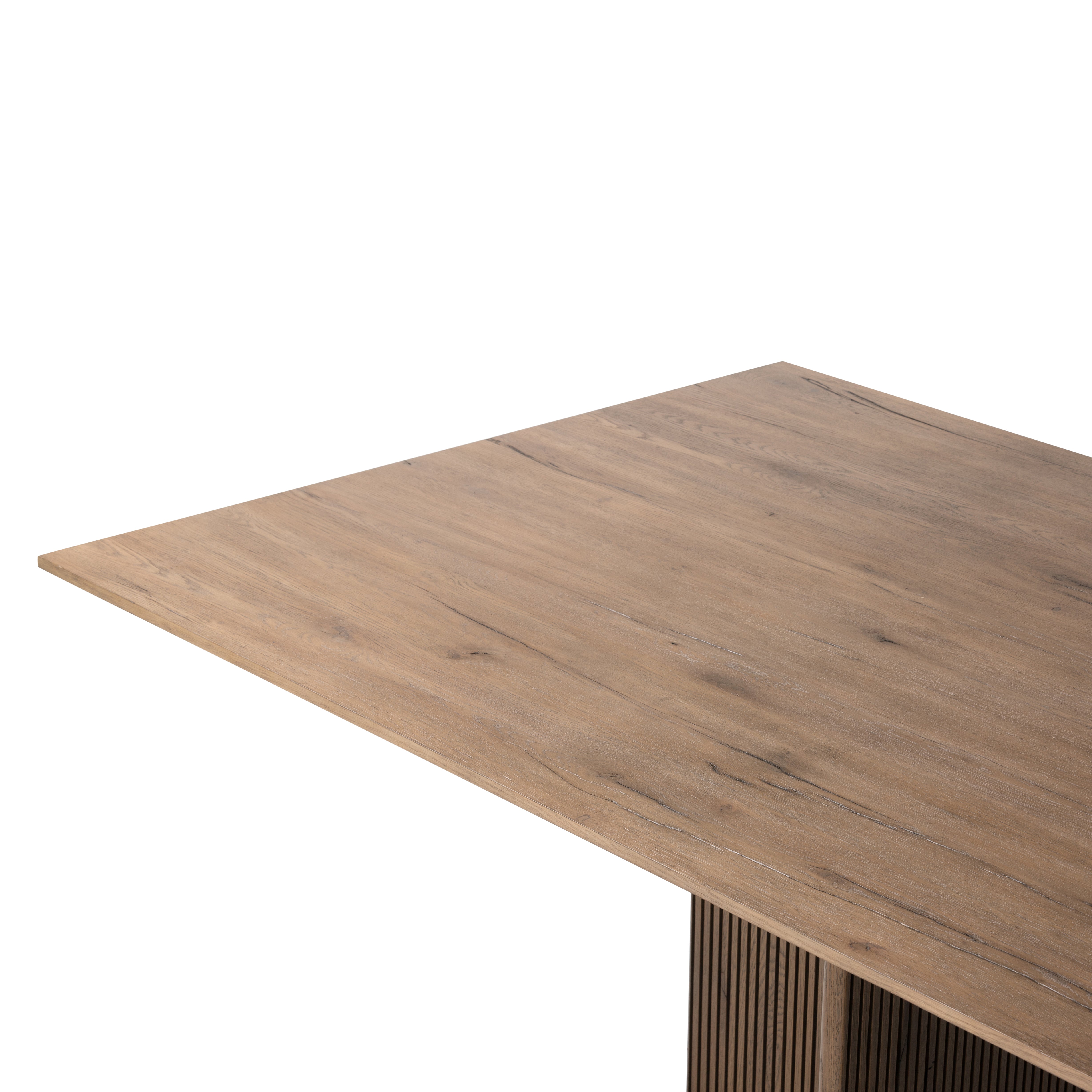 Leo Dining Table-Rustic Grey Veneer - StyleMeGHD - 