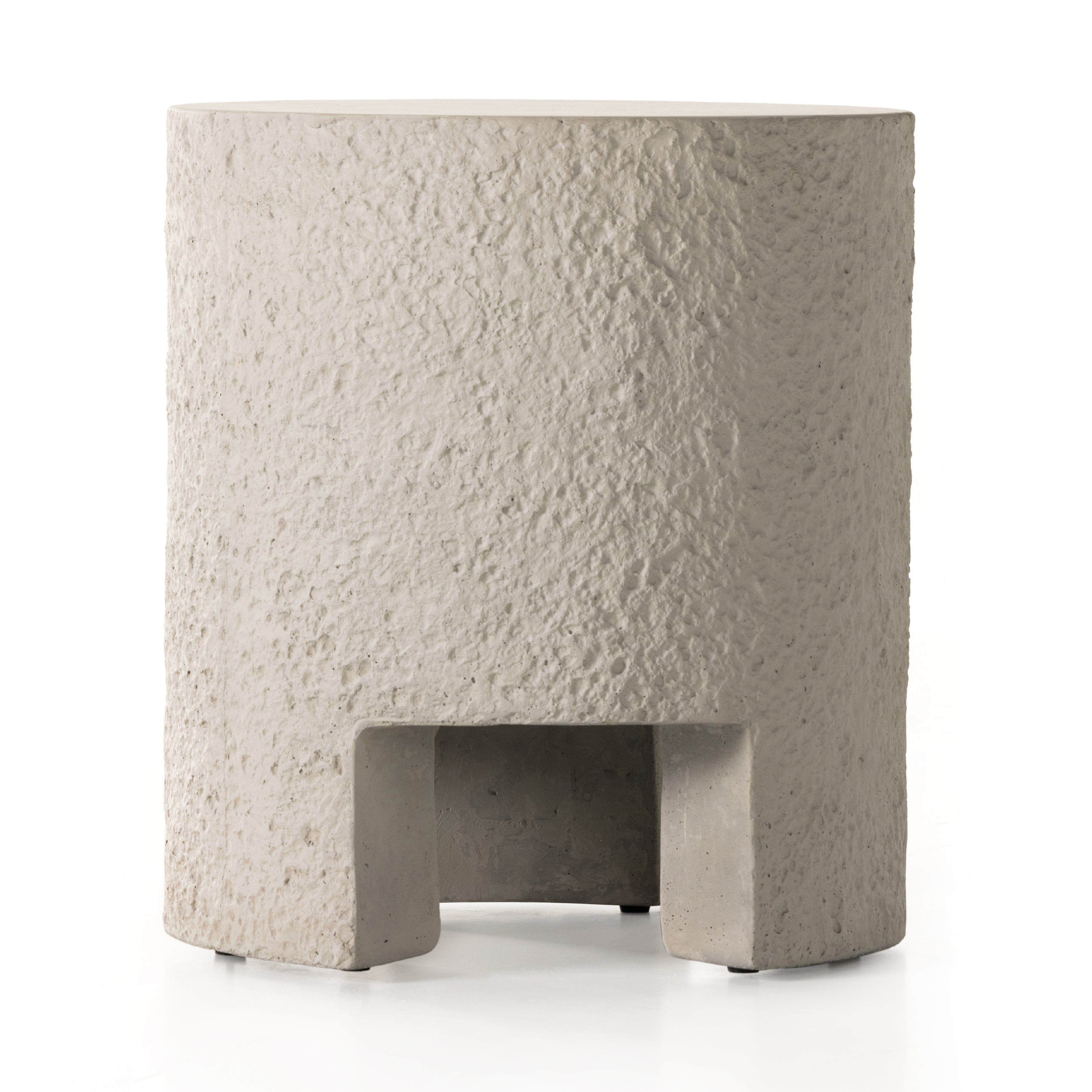 Kember Outdoor End Table-Blanc White - StyleMeGHD - 