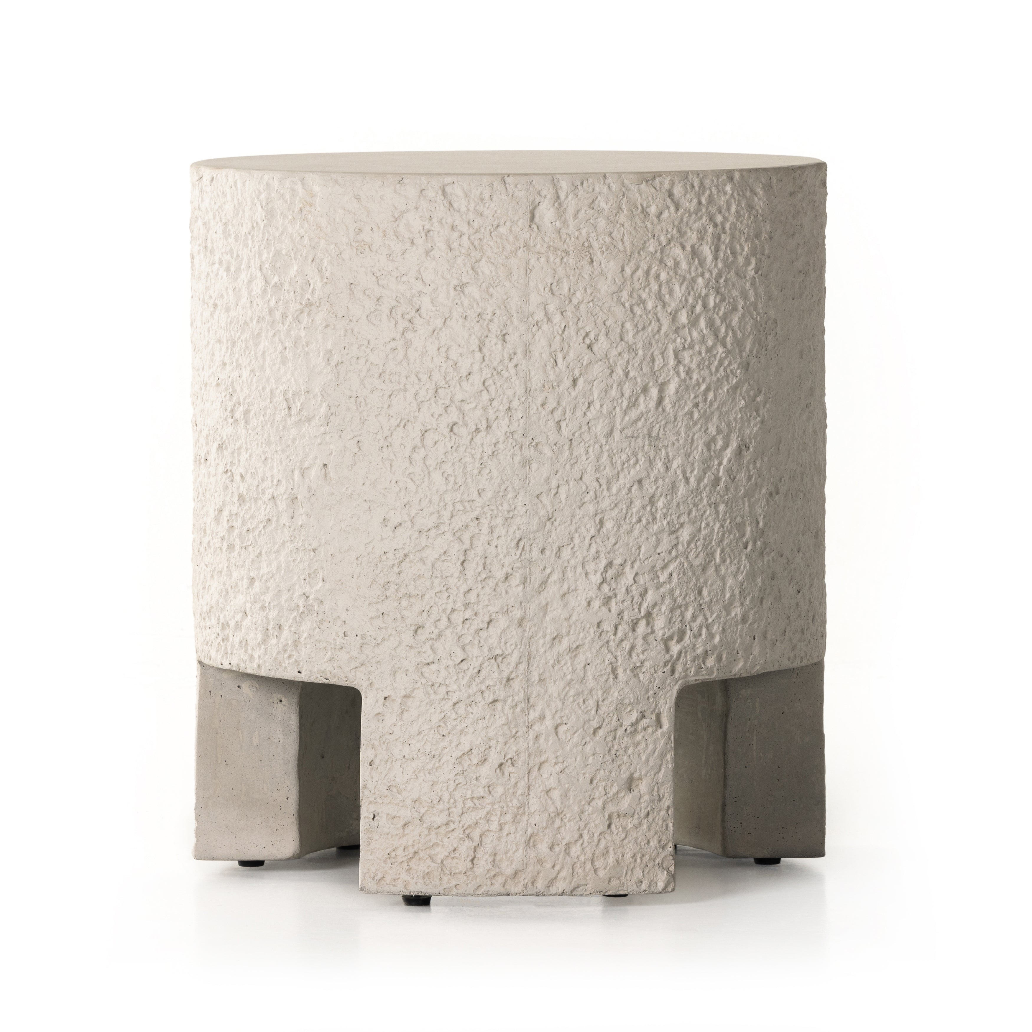 Kember Outdoor End Table-Blanc White - StyleMeGHD - 