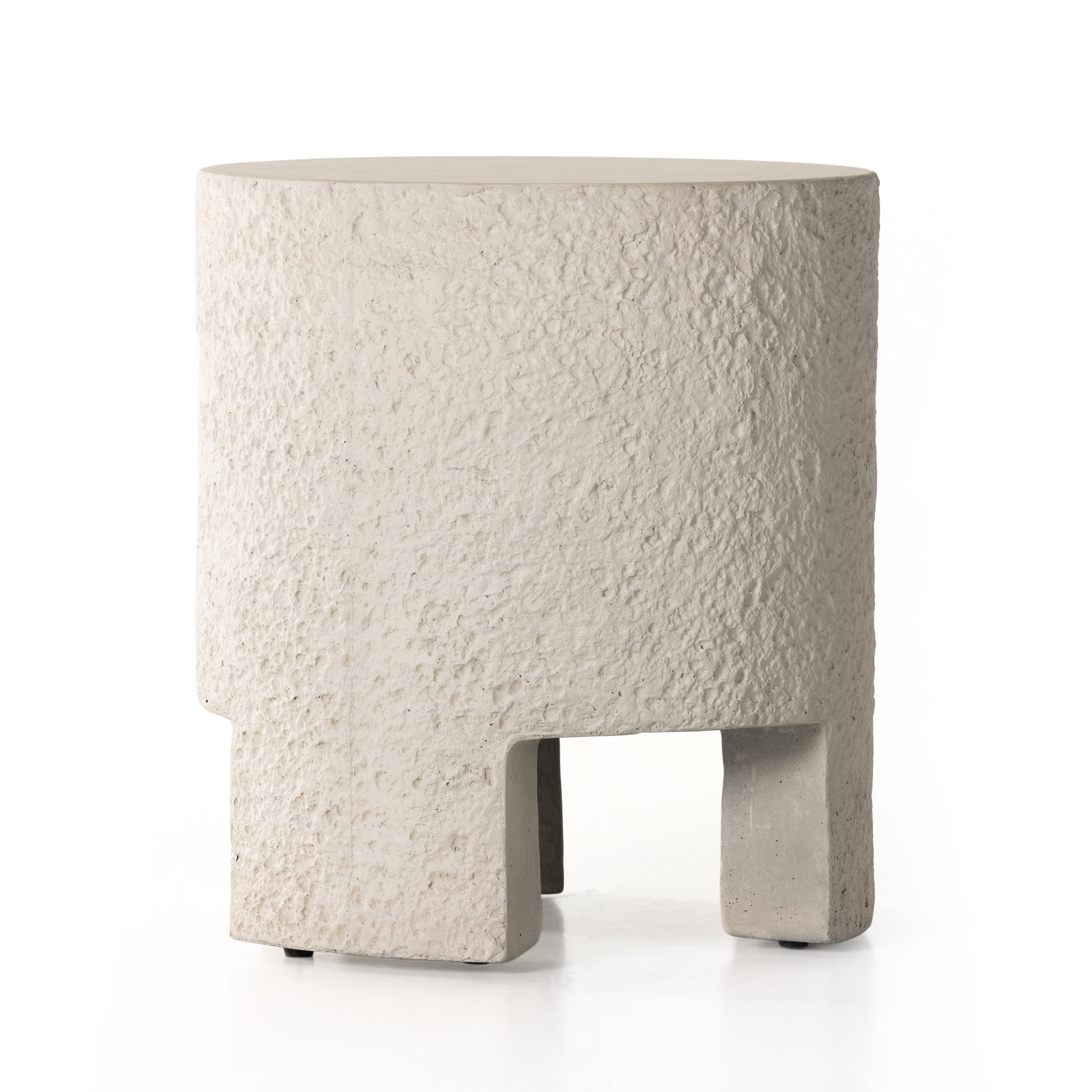 Kember Outdoor End Table-Blanc White - StyleMeGHD - 