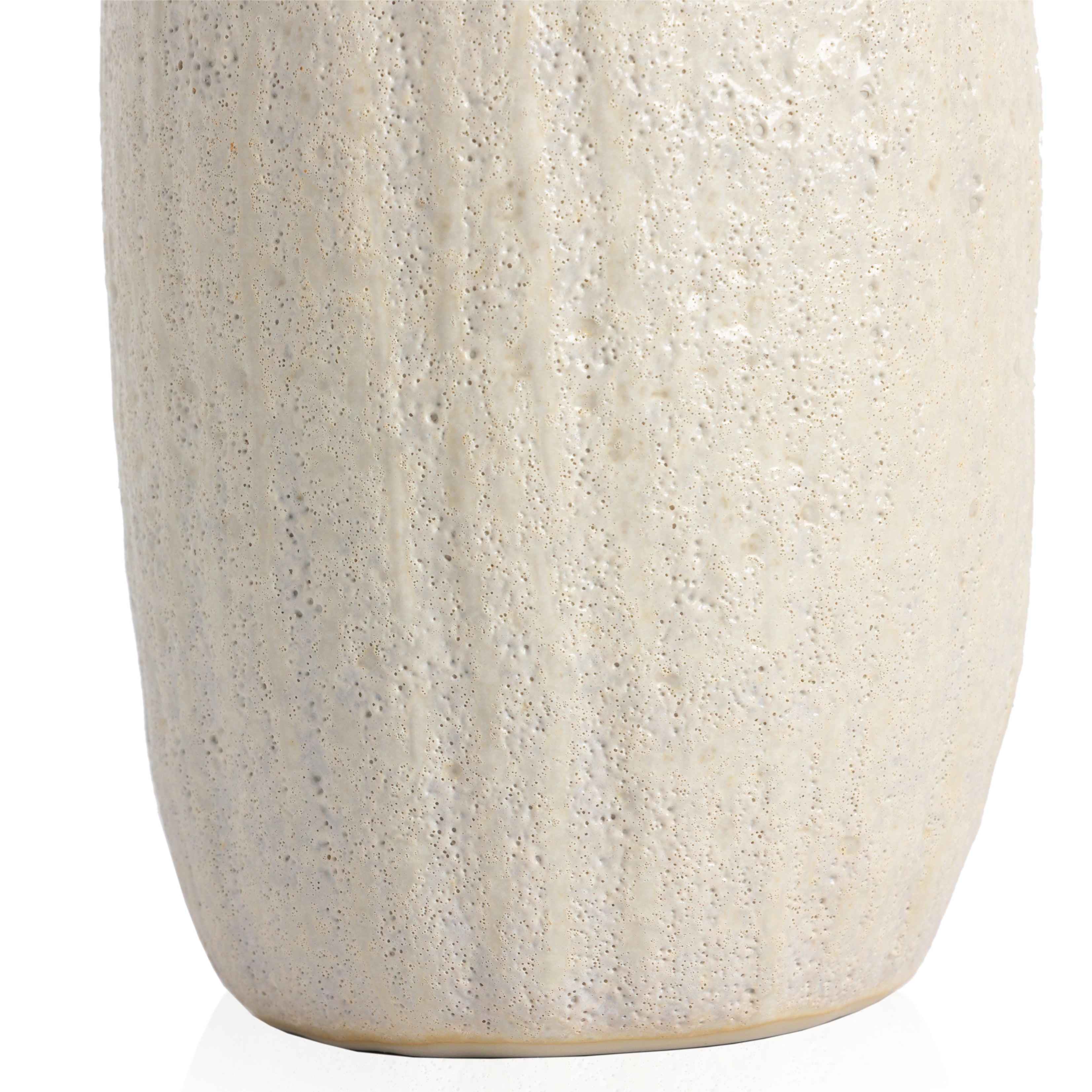 Cascada Vase-Eggshell White Ceramic - StyleMeGHD - 