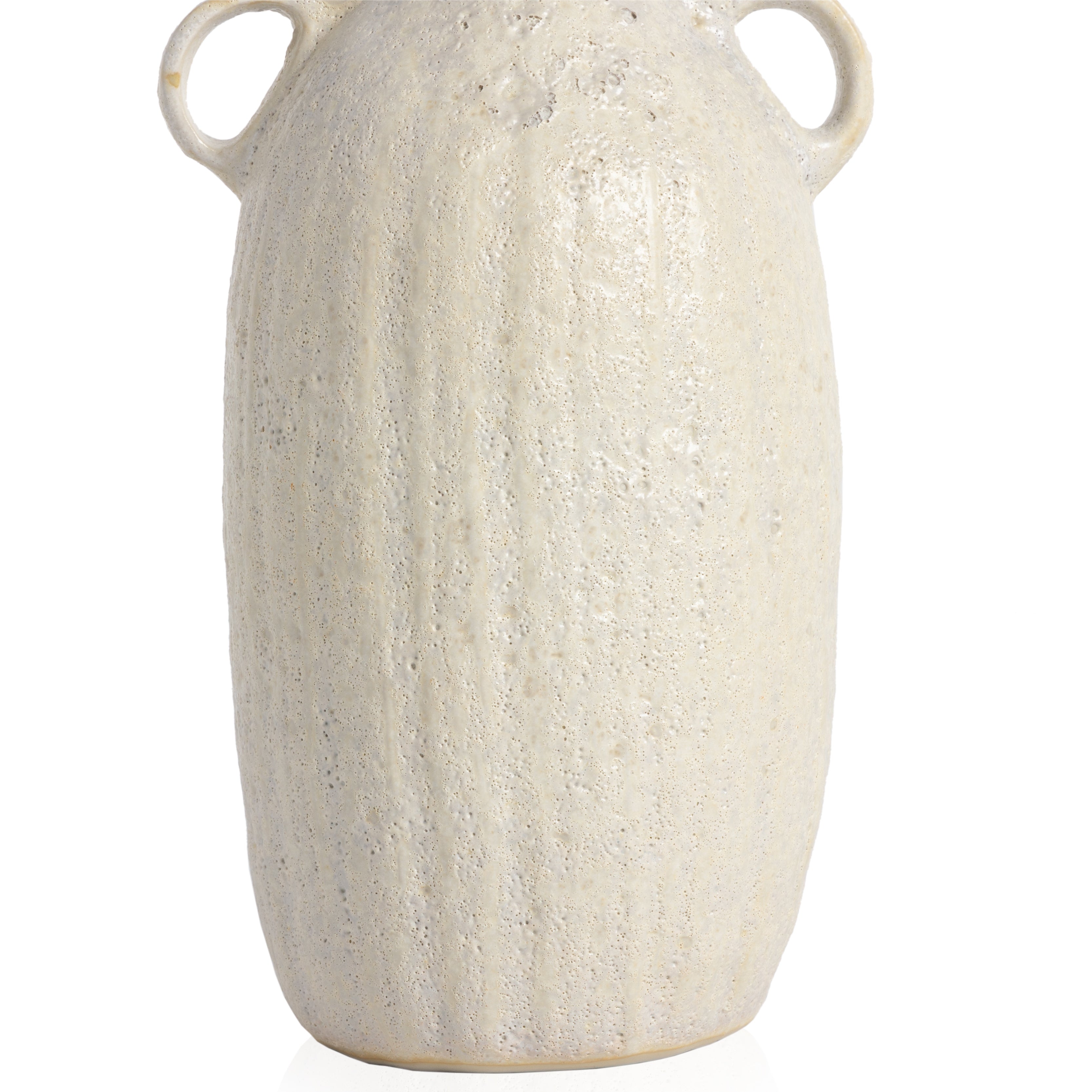 Cascada Vase-Eggshell White Ceramic - StyleMeGHD - 