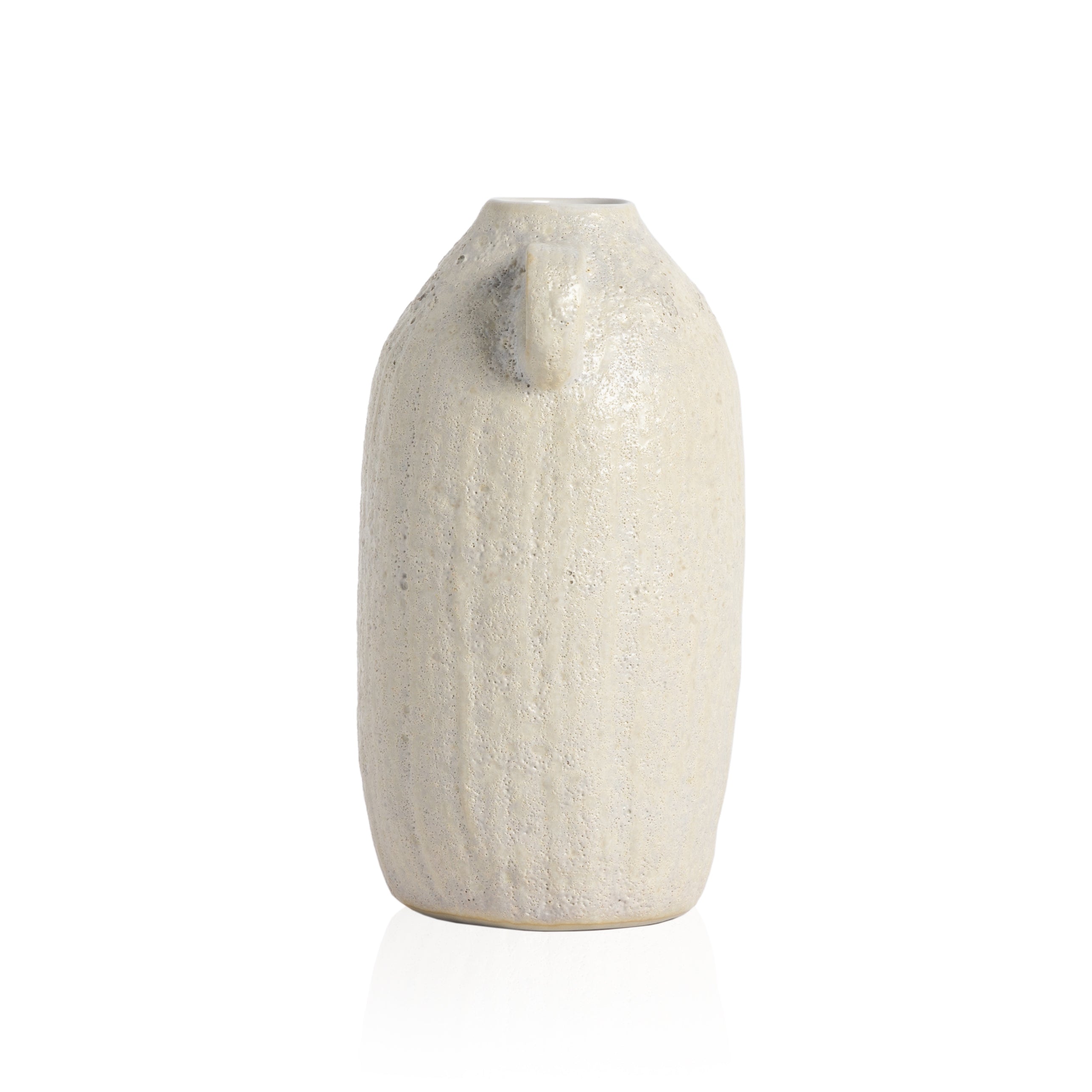 Cascada Vase-Eggshell White Ceramic - StyleMeGHD - 