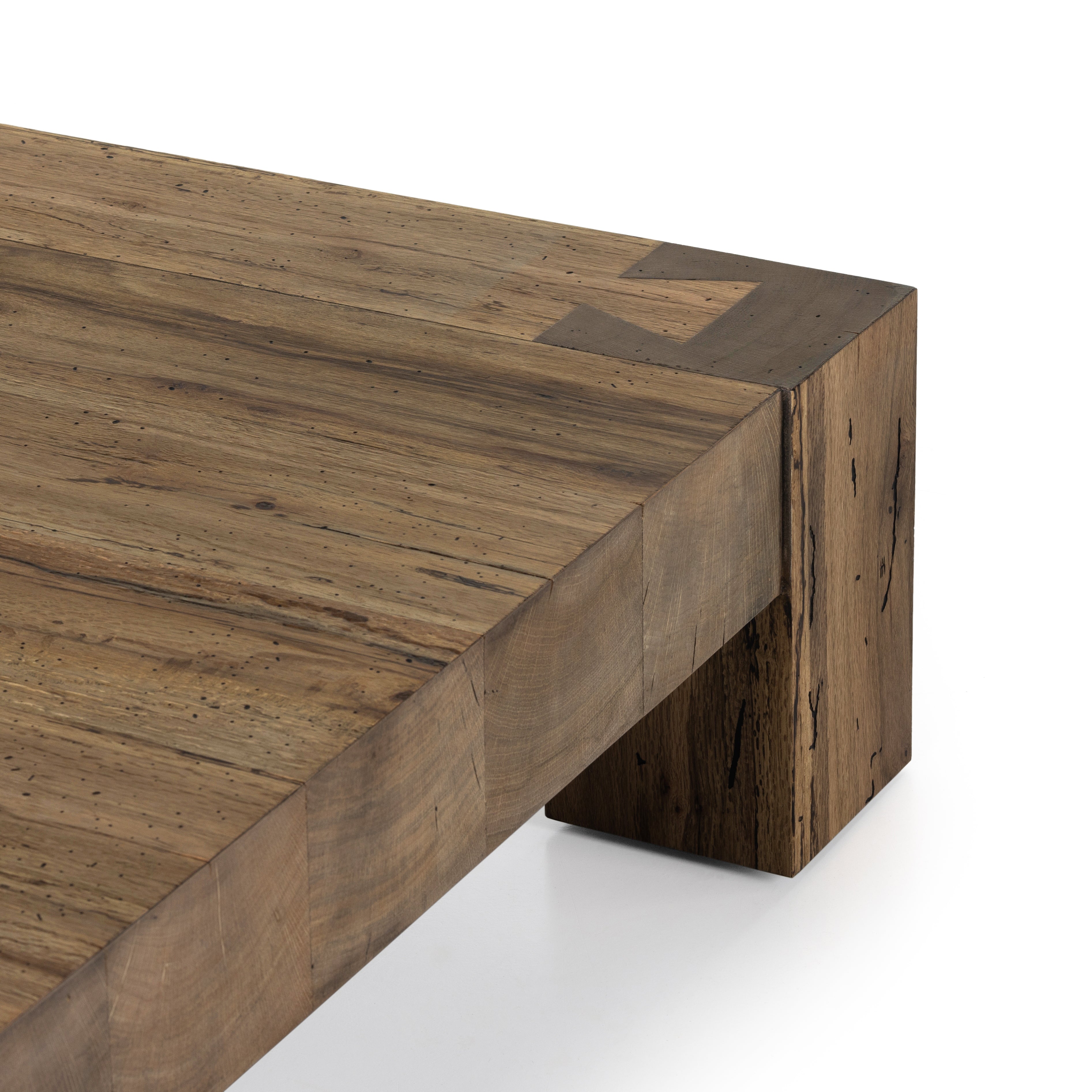 Abaso Coffee Table-Rustic Wormwood Oak - StyleMeGHD - 