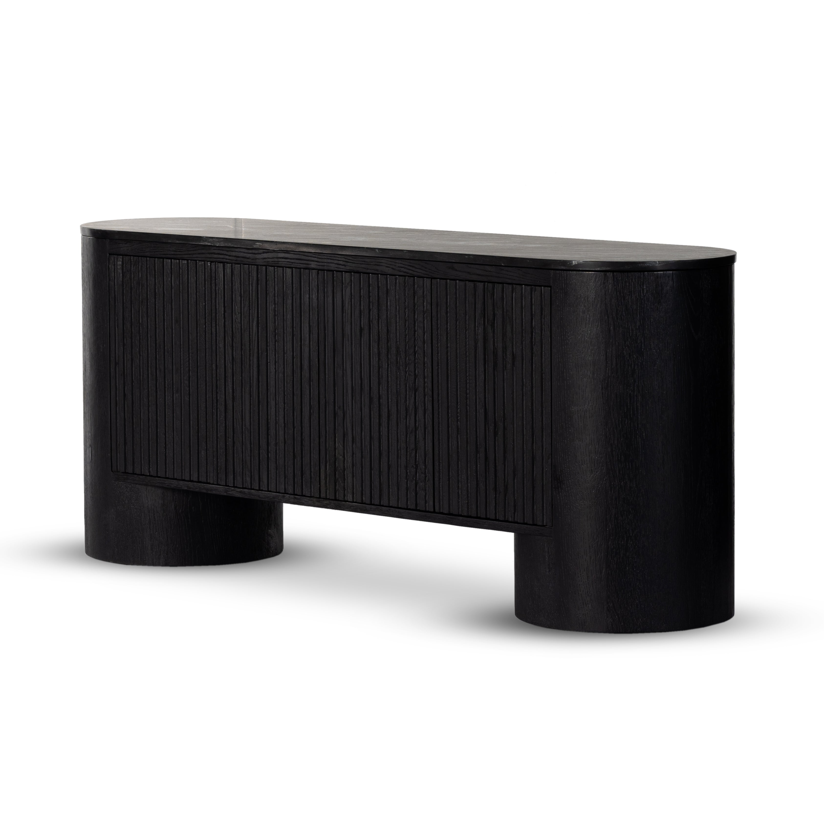 Giovani Media Console-Black Marble - StyleMeGHD - 