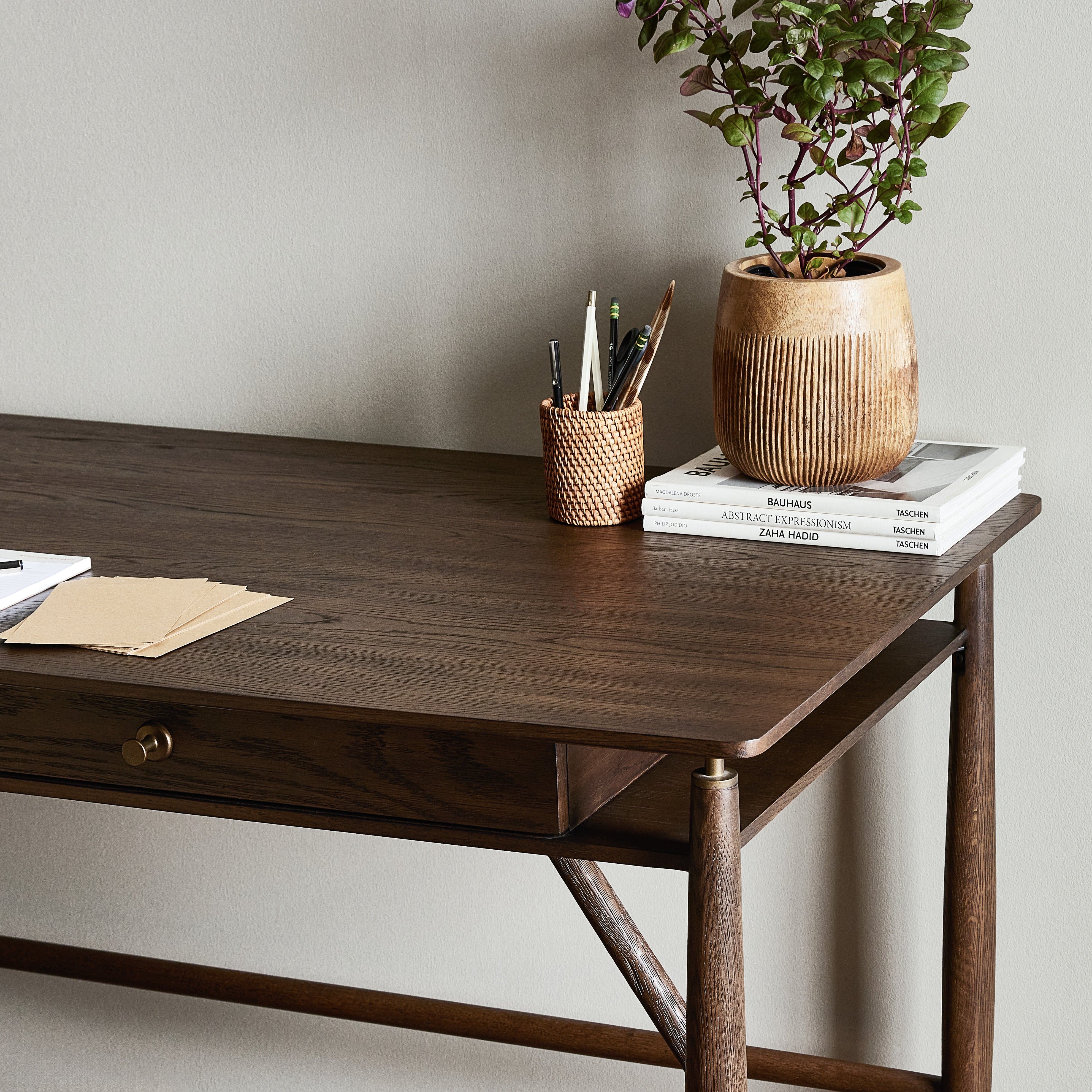 Markia Desk-Aged Oak - StyleMeGHD - 