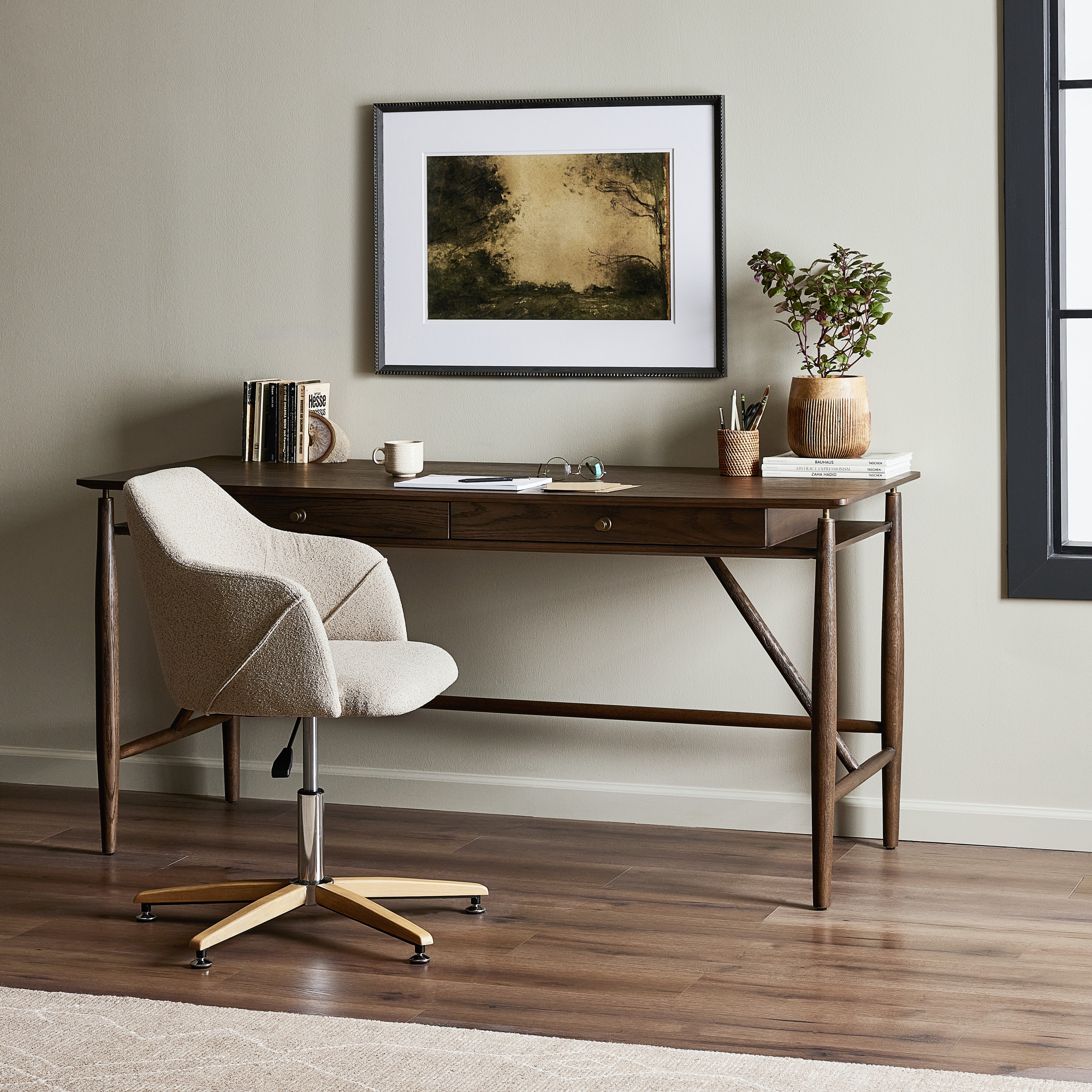 Markia Desk-Aged Oak - StyleMeGHD - 