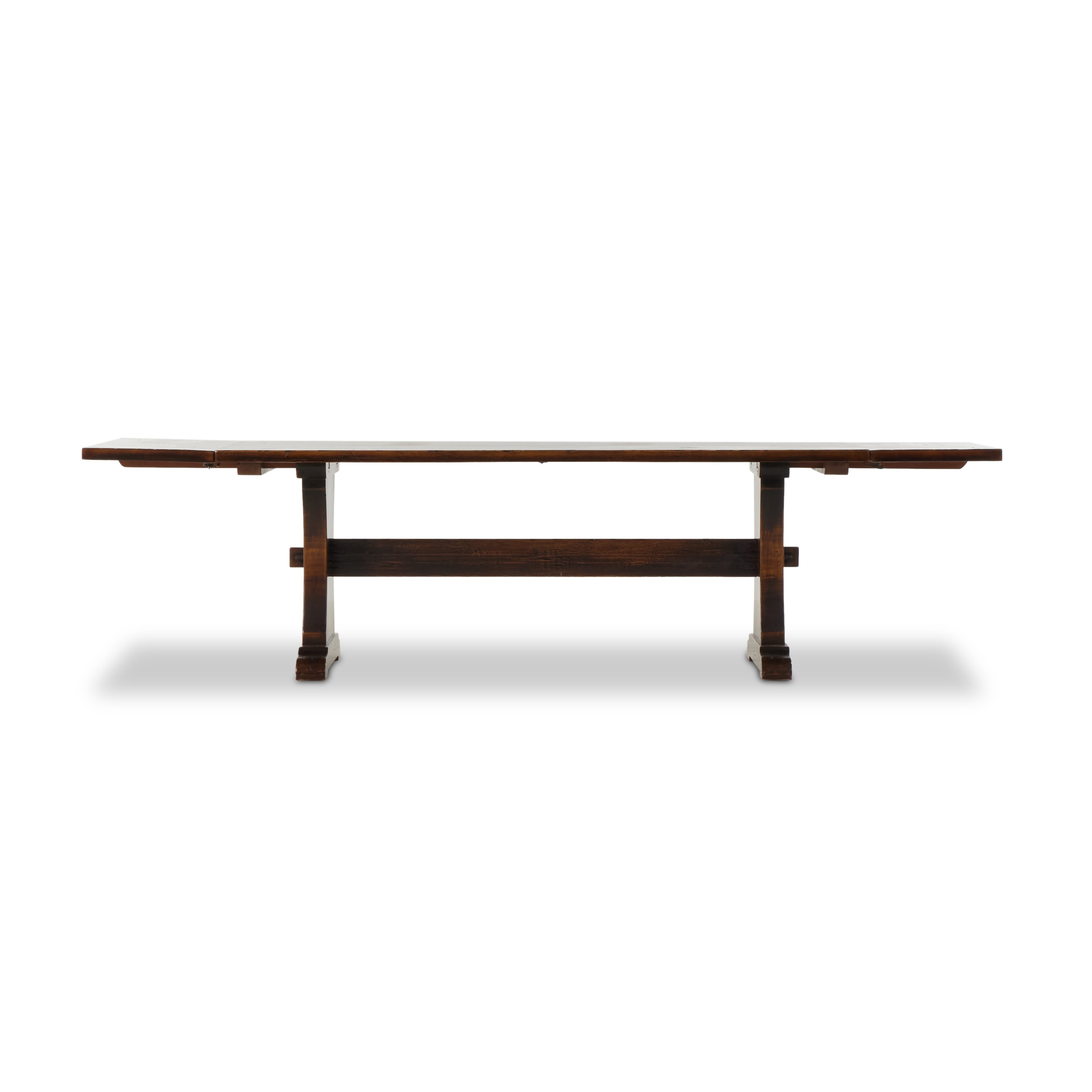 Trestle Dining Table-Distressed Walnut - StyleMeGHD - 