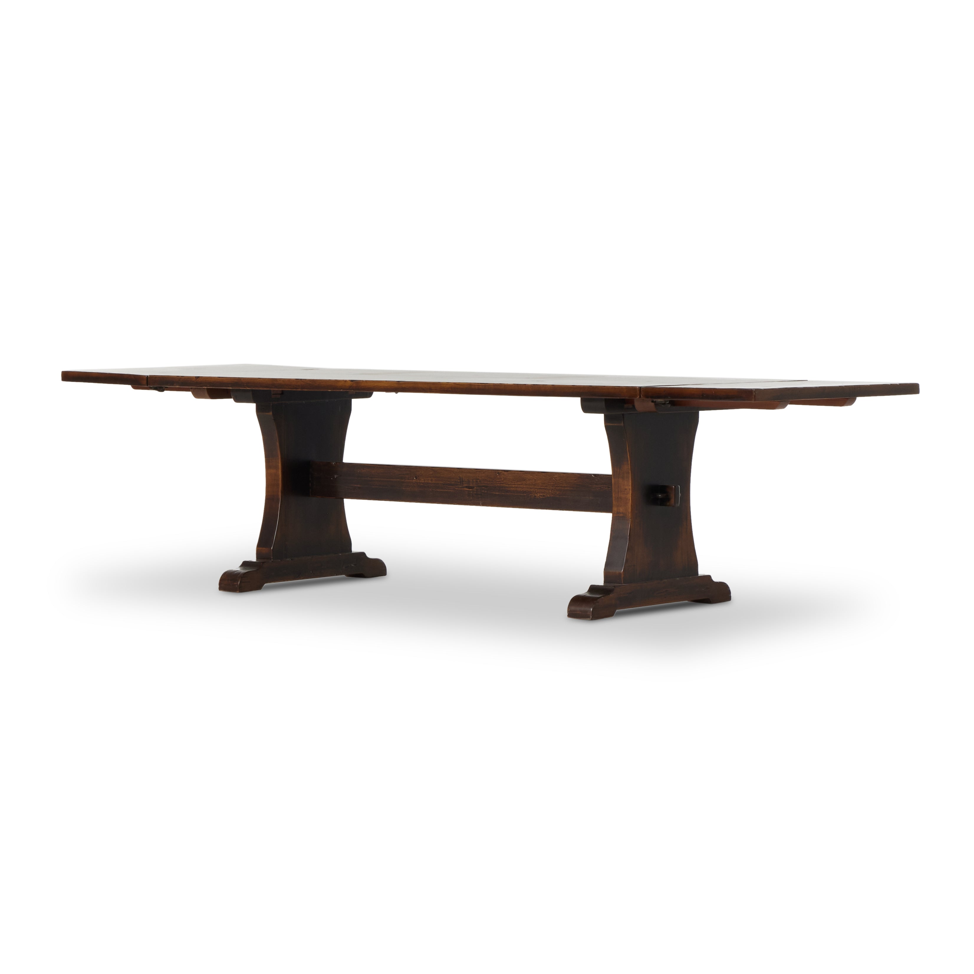 Trestle Dining Table-Distressed Walnut - StyleMeGHD - 