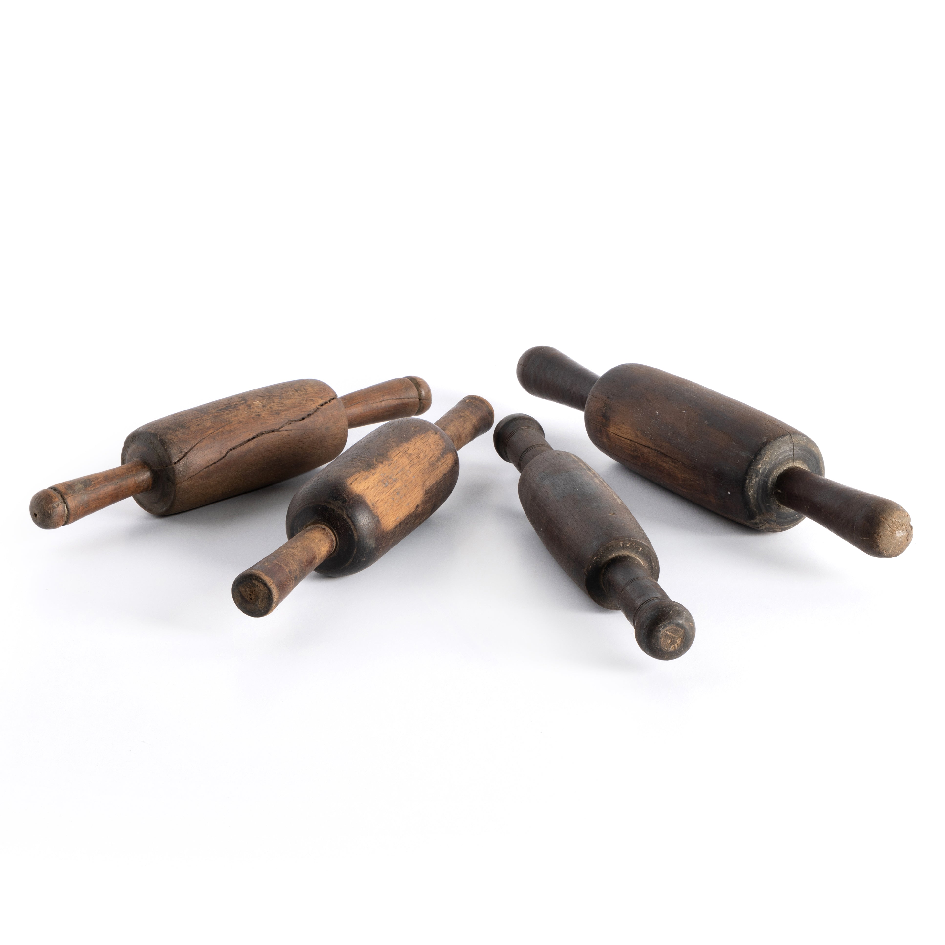 Found Chappti Rollers, Set Of 4-Nat