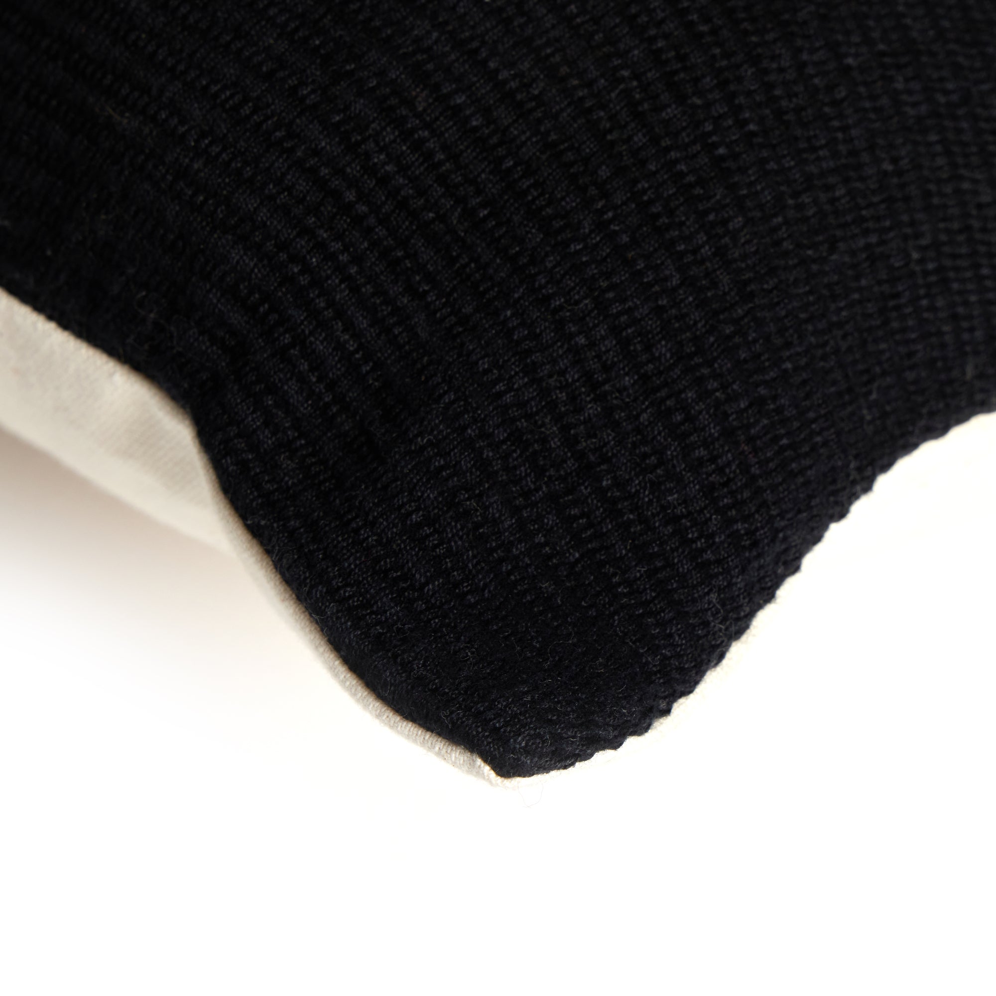 Madeline Handwoven Pillow - Black