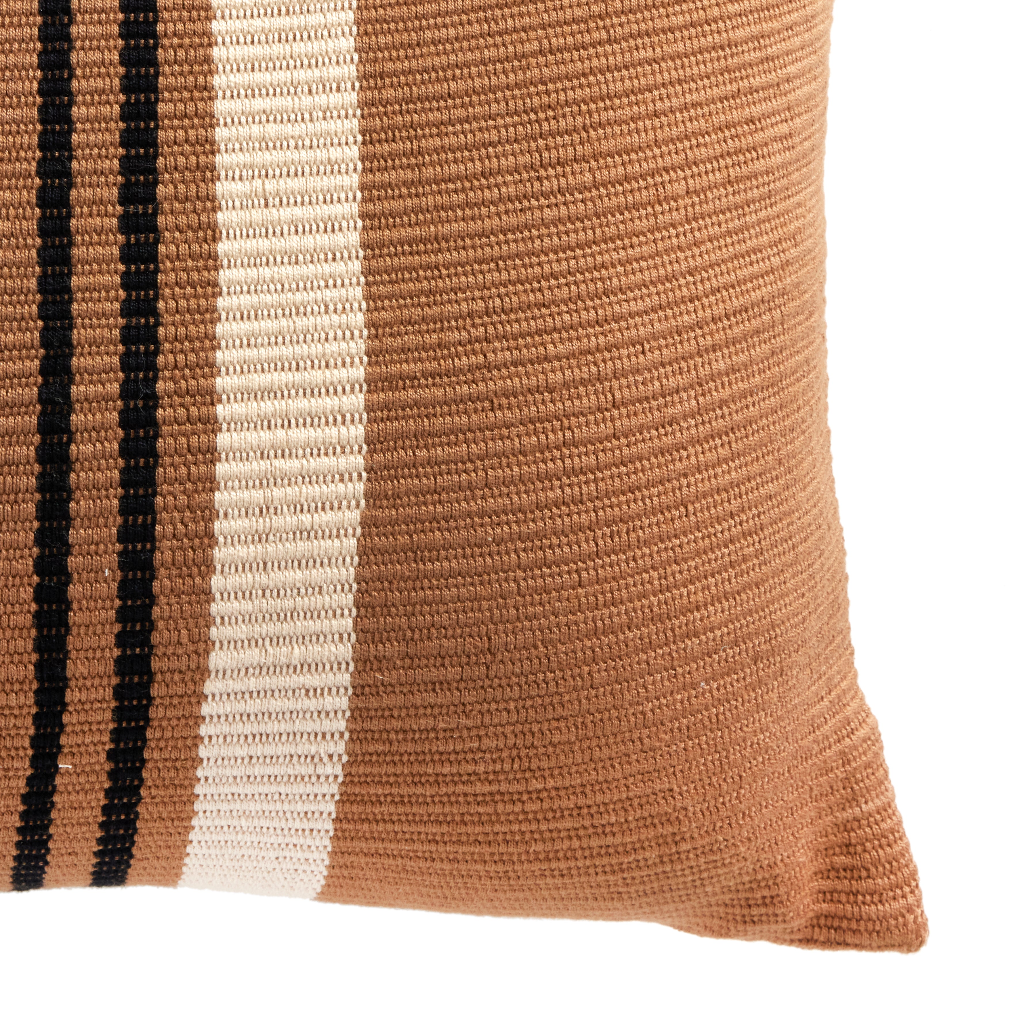 Madeline Handwoven Pillow - Taupe