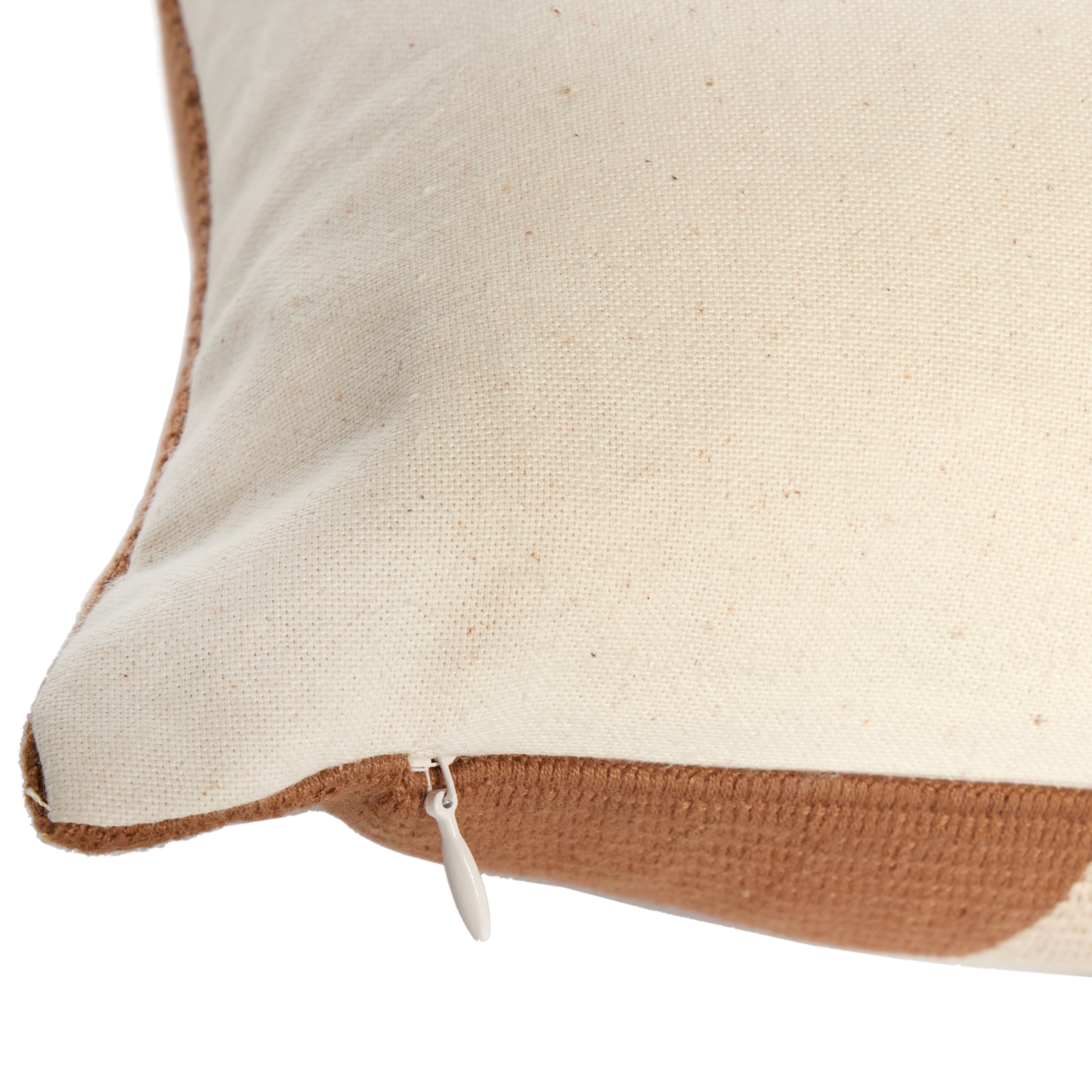 Madeline Handwoven Pillow - Taupe