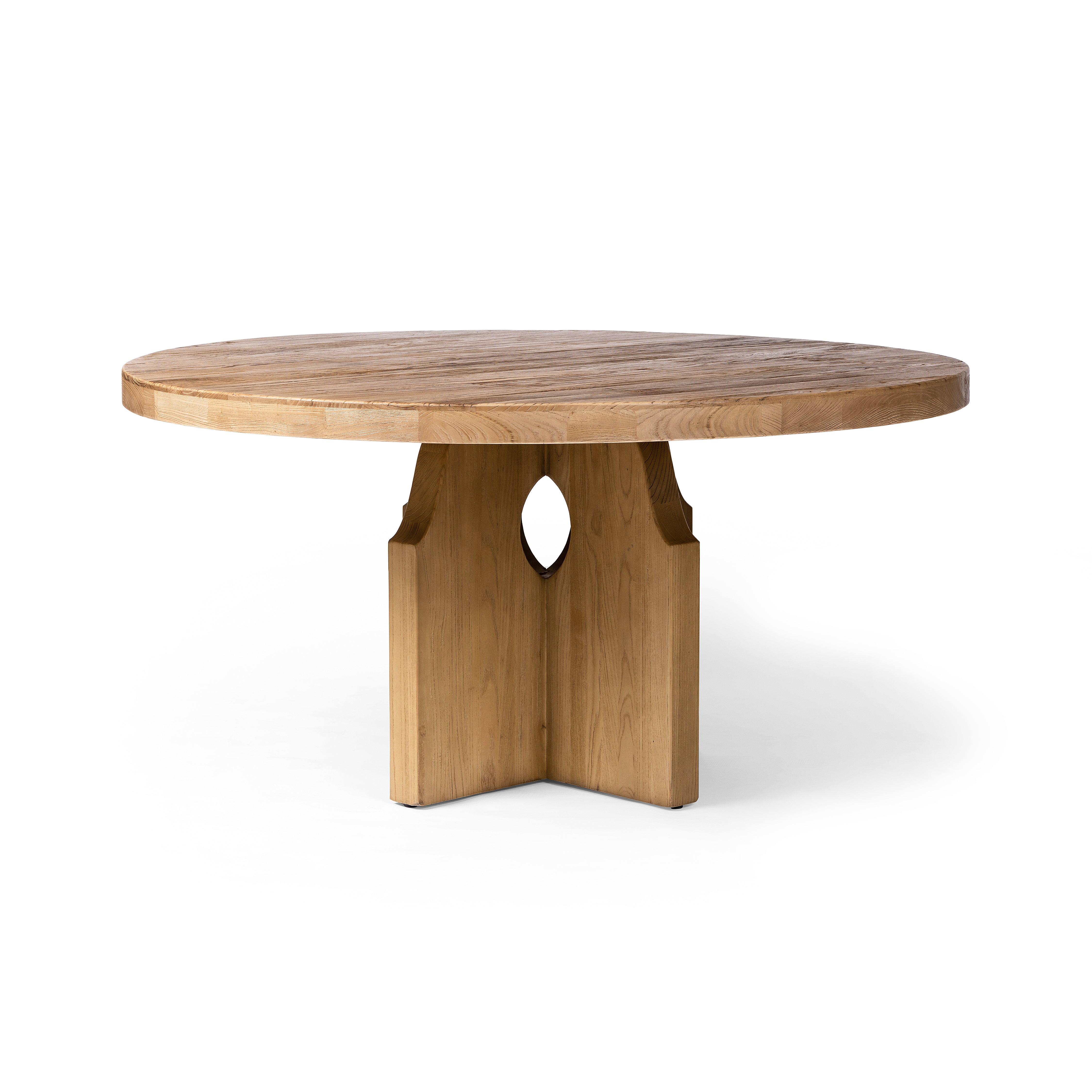 Allandale Round Dining Table-Natural Elm - StyleMeGHD - 