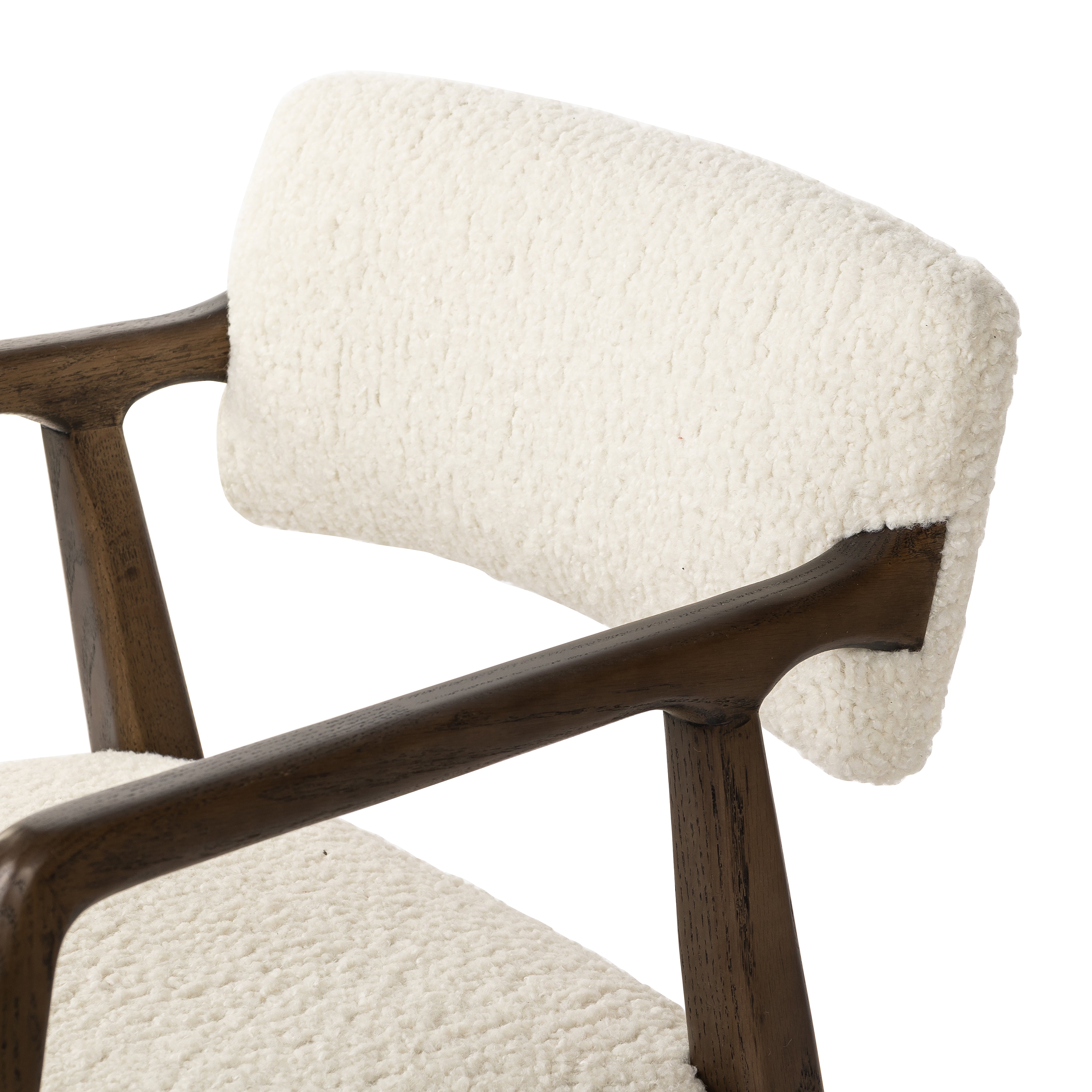 Tyler Dining Armchair-Sheepskin Natural - StyleMeGHD - 