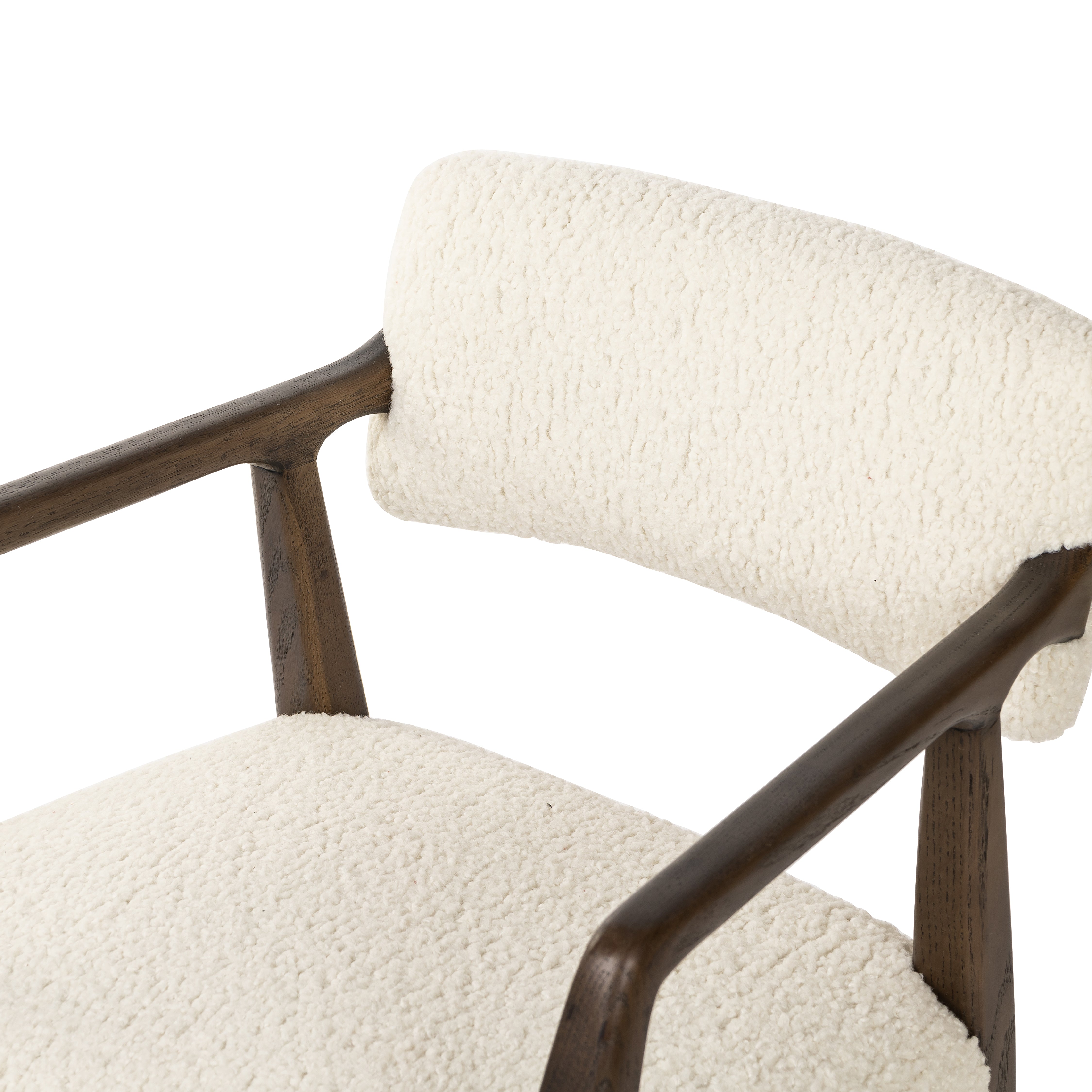 Tyler Dining Armchair-Sheepskin Natural - StyleMeGHD - 