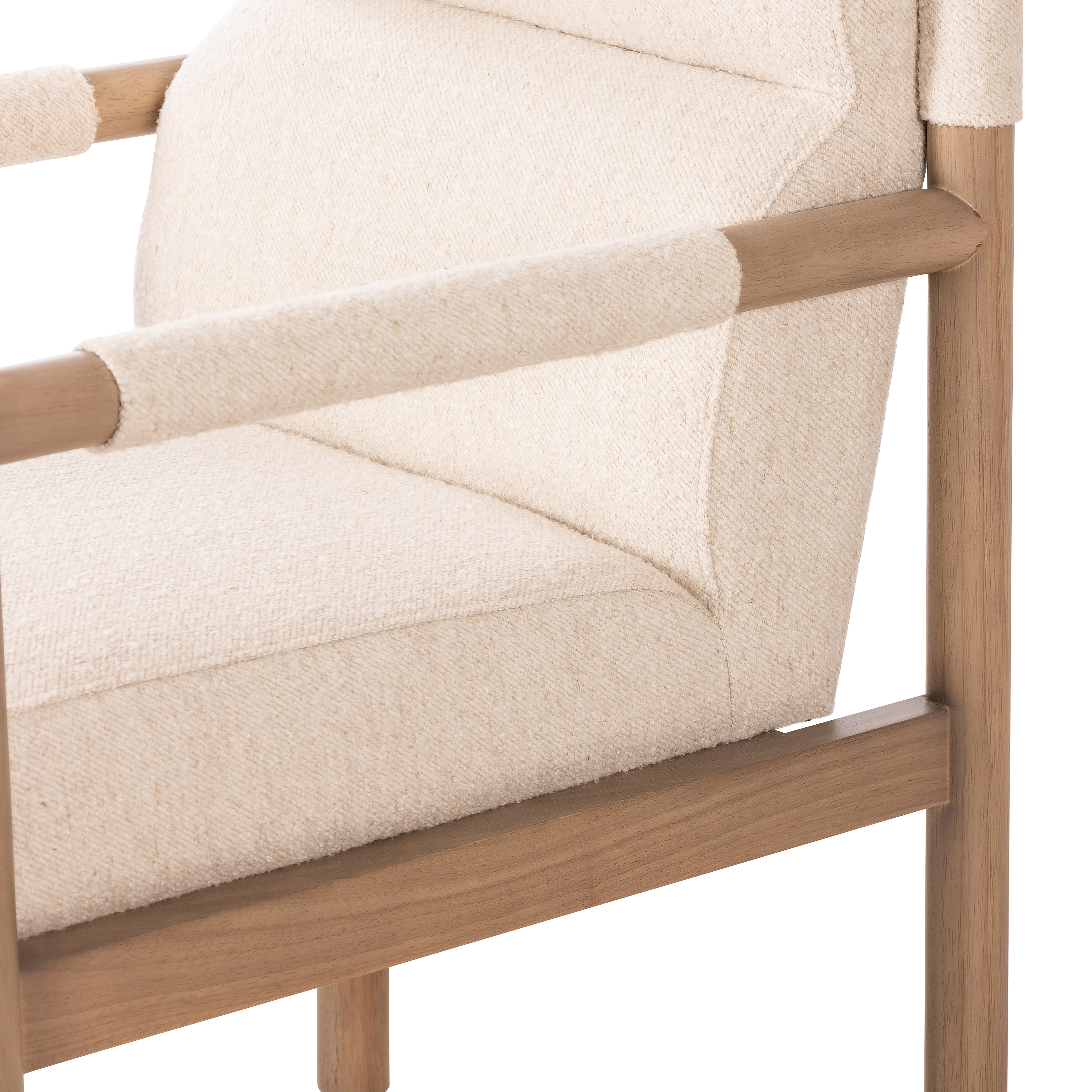 Kiano Dining Armchair-Charter Oatmeal - StyleMeGHD - 