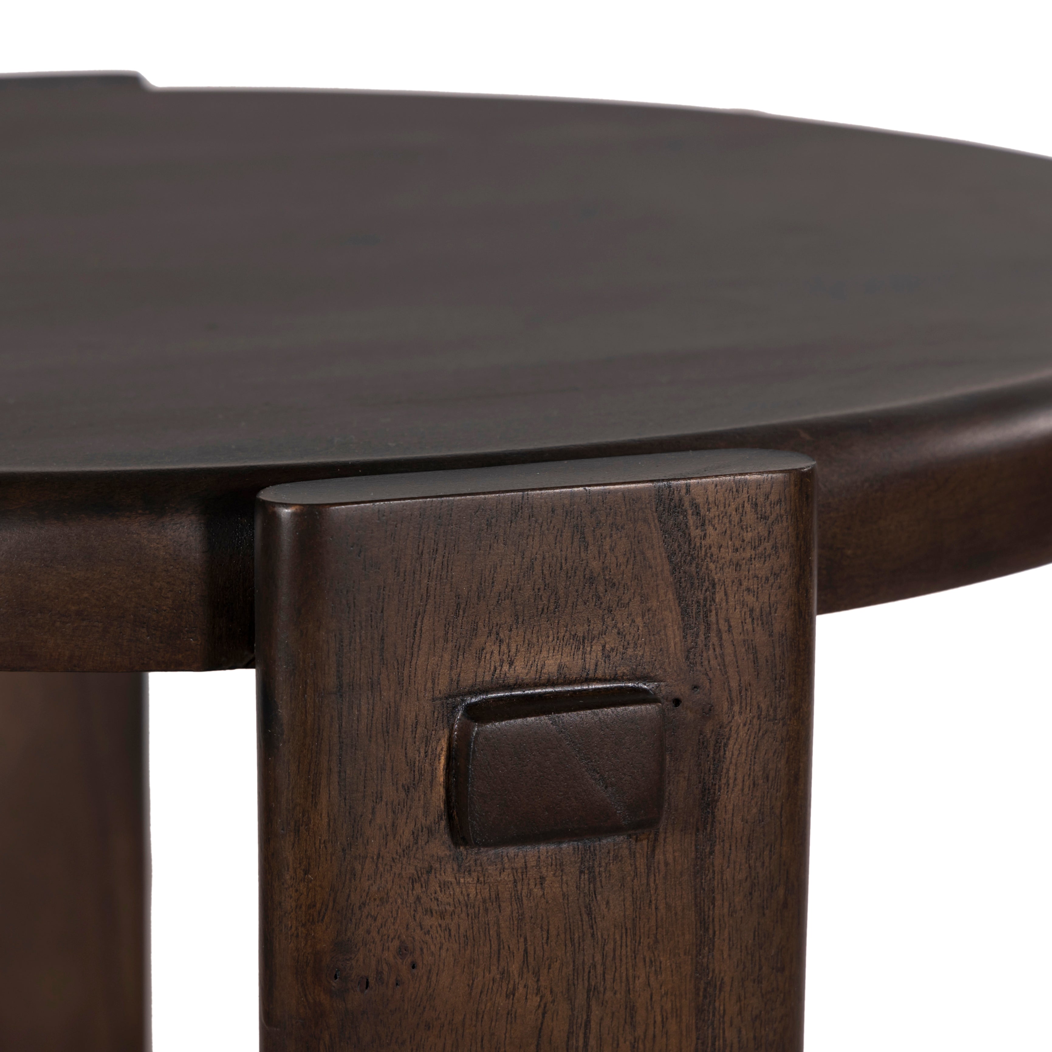 Two Tier End Table-Matte Brown Neem - StyleMeGHD - 