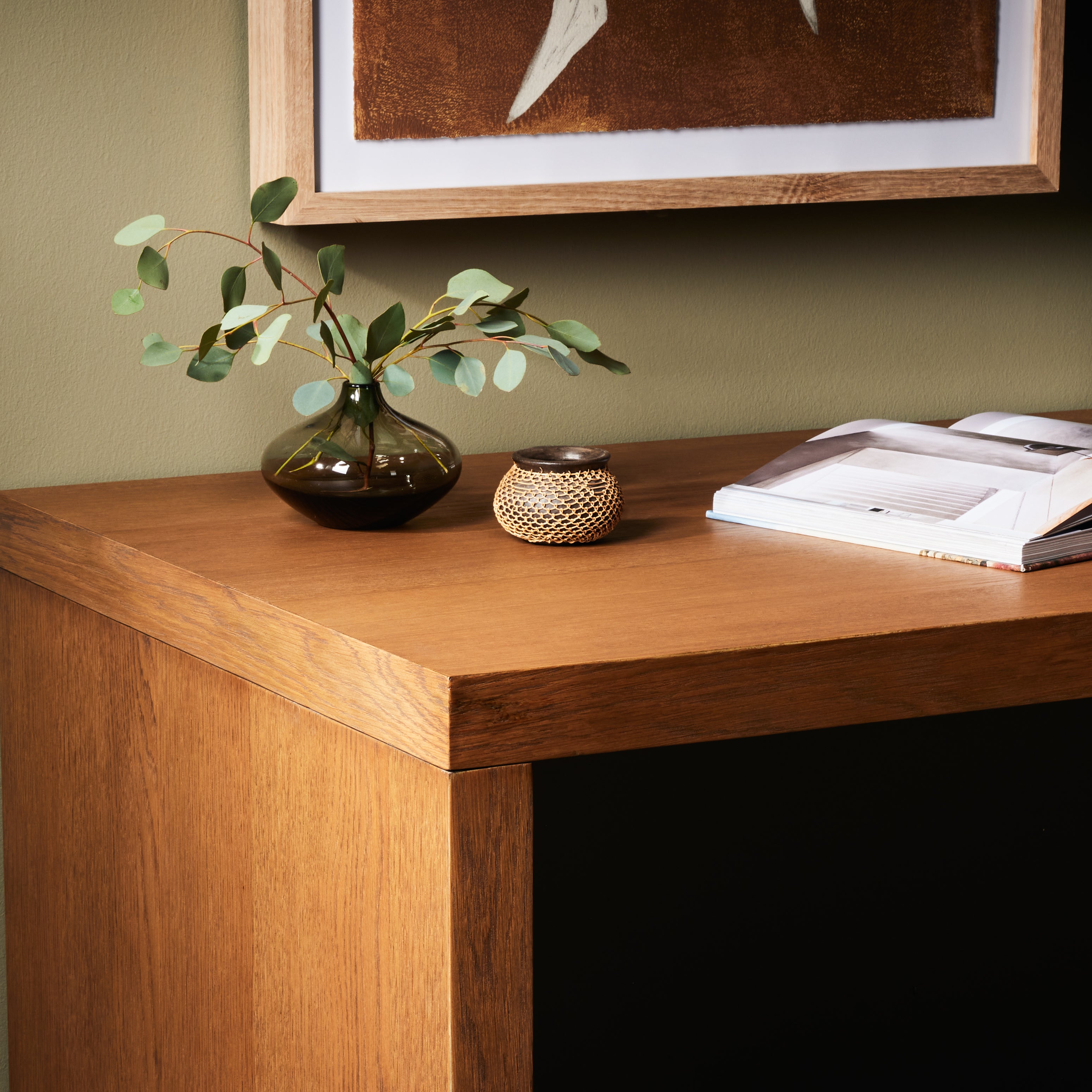 Posada Desk-Amber Oak Veneer - StyleMeGHD - 