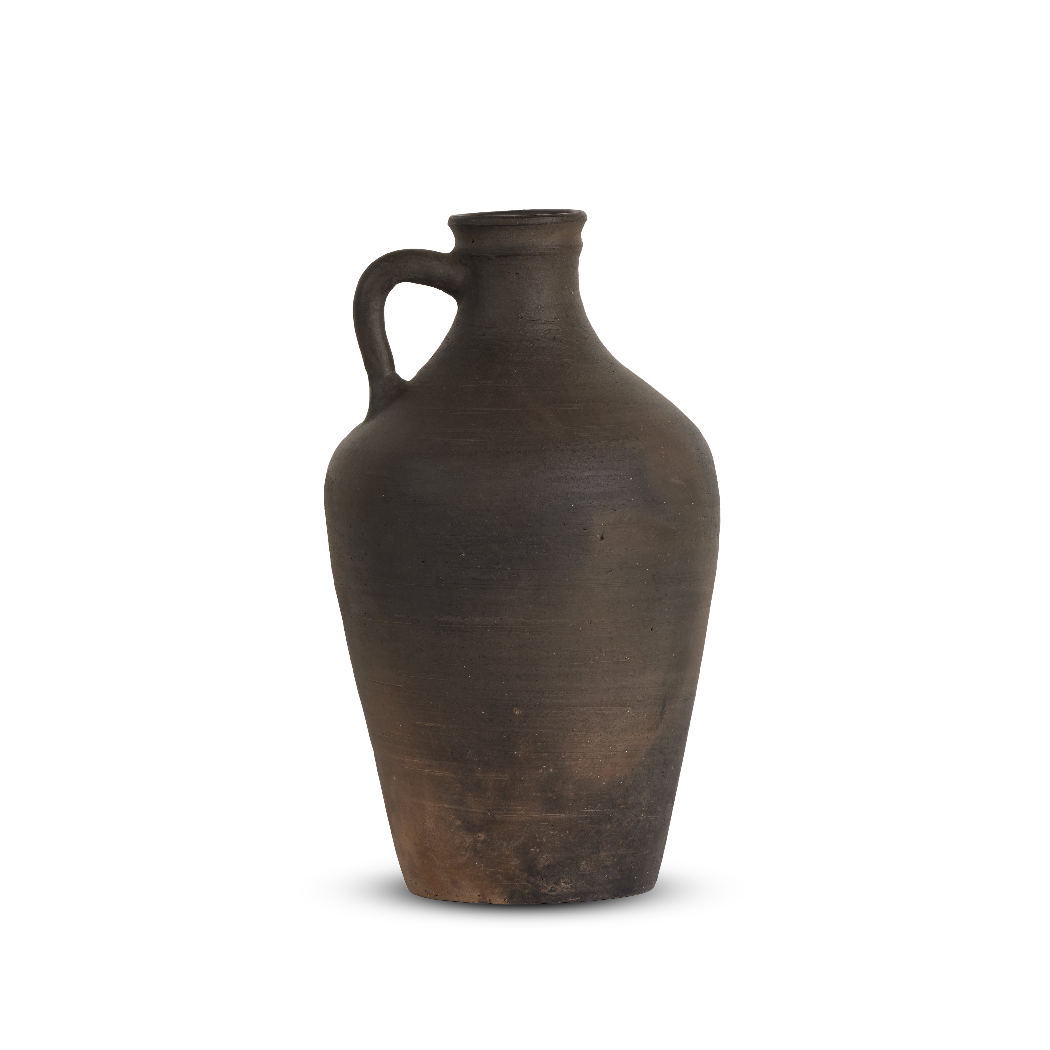 Kamari Vase-Aged Black Ceramic - StyleMeGHD - 