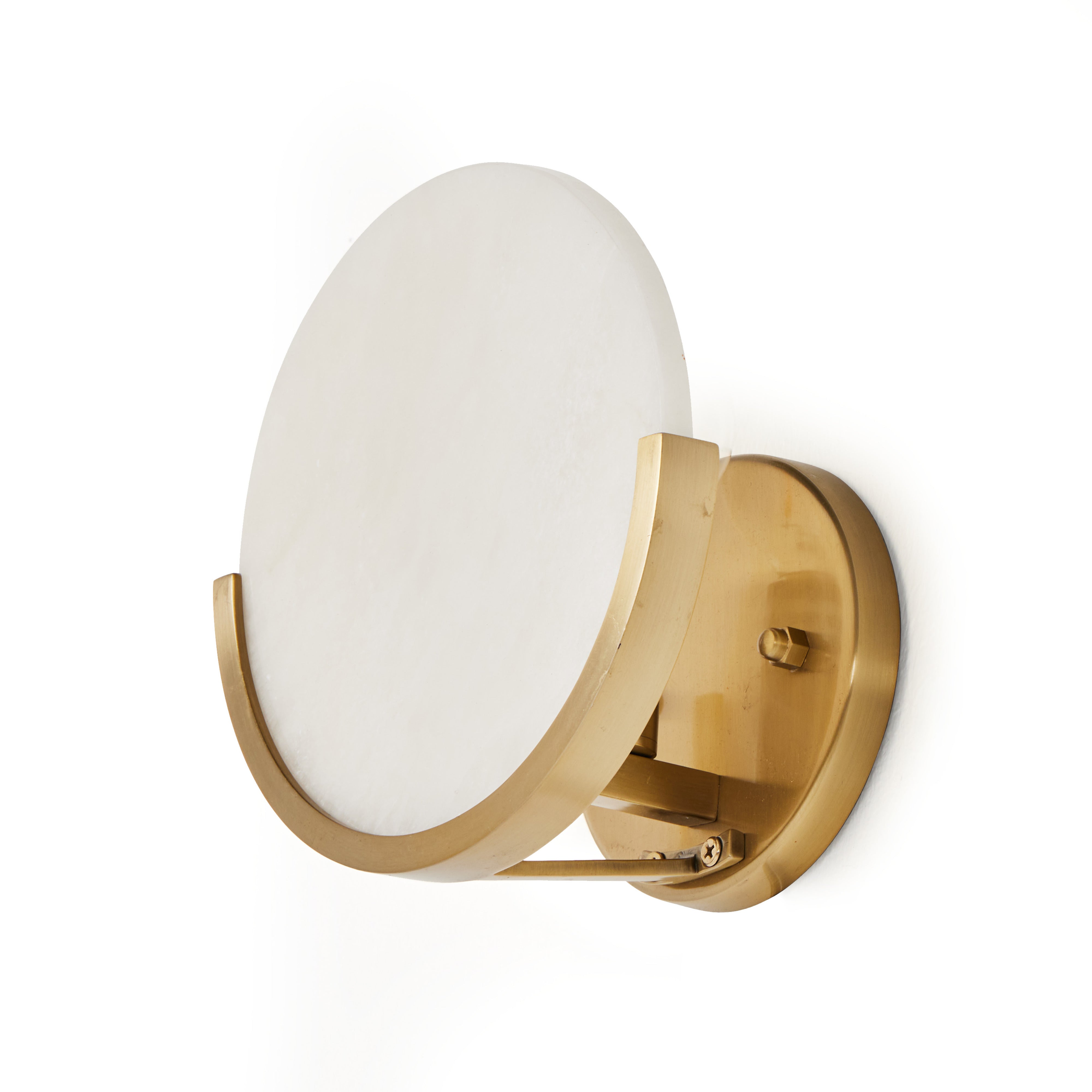 Loraine Sconce-White Alabaster - StyleMeGHD - 